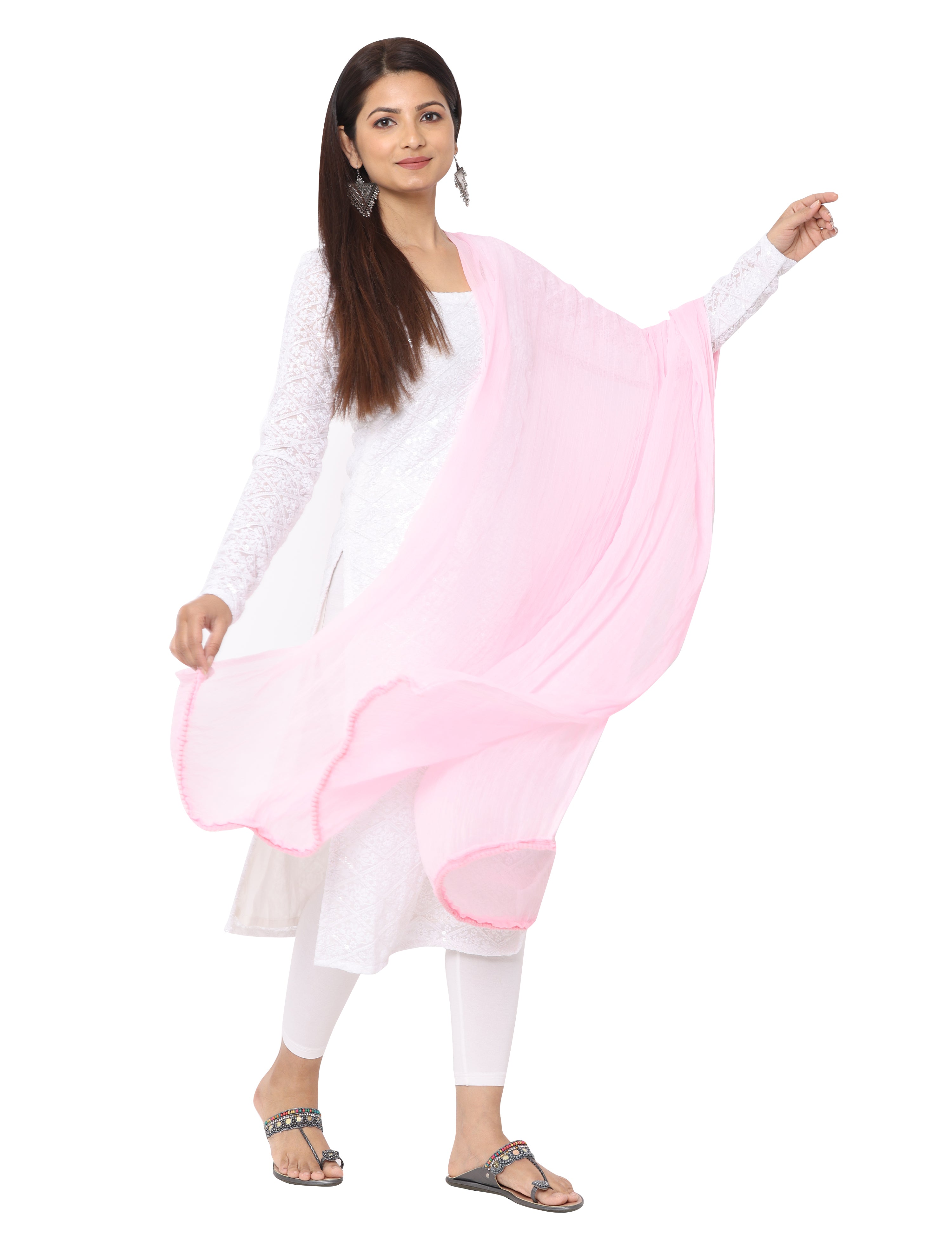 Chiffon Solid Dupatta