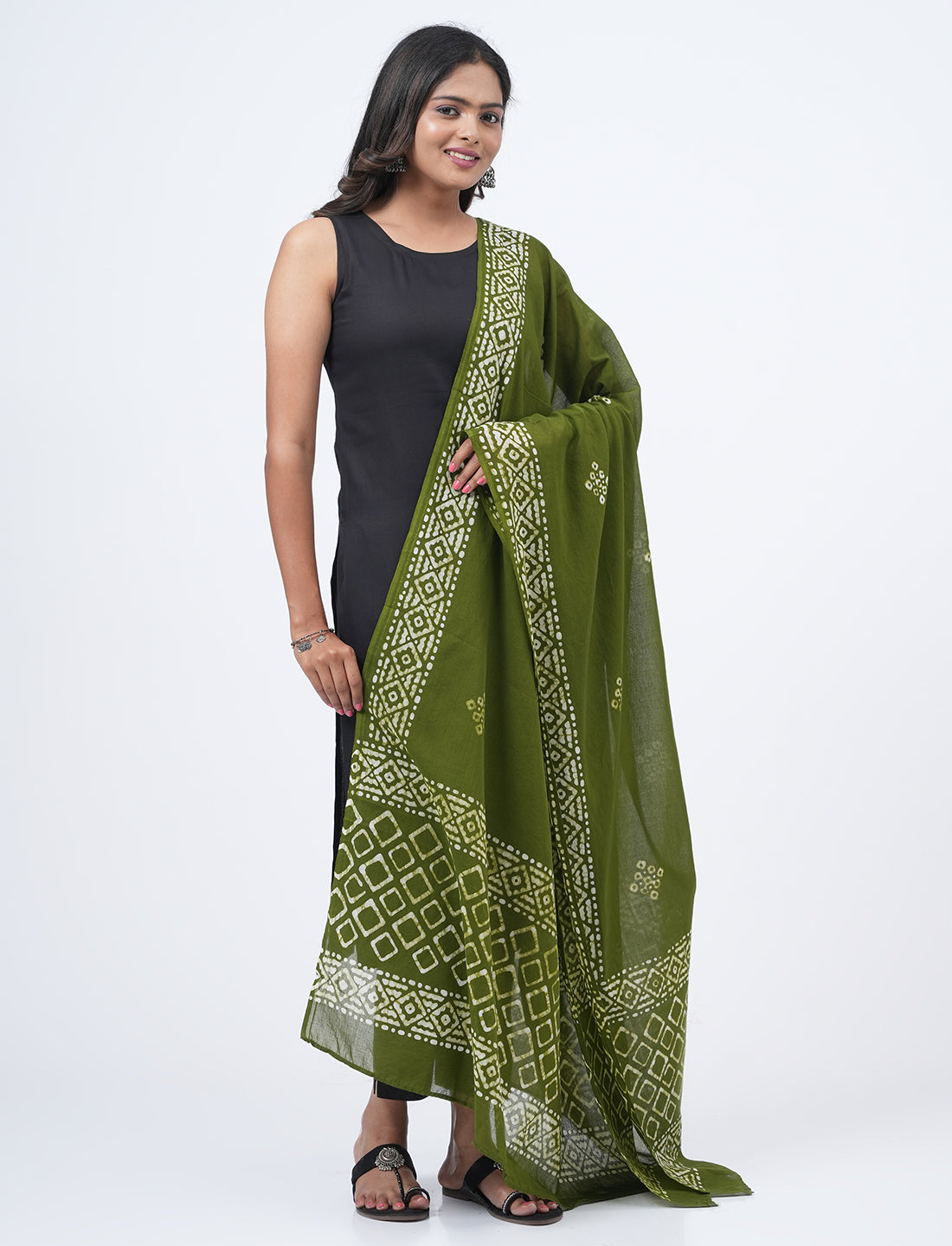 Batik Mul Cotton Dupatta