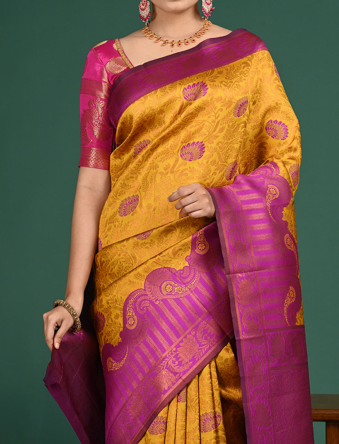 South Art Silk Geometric Saree