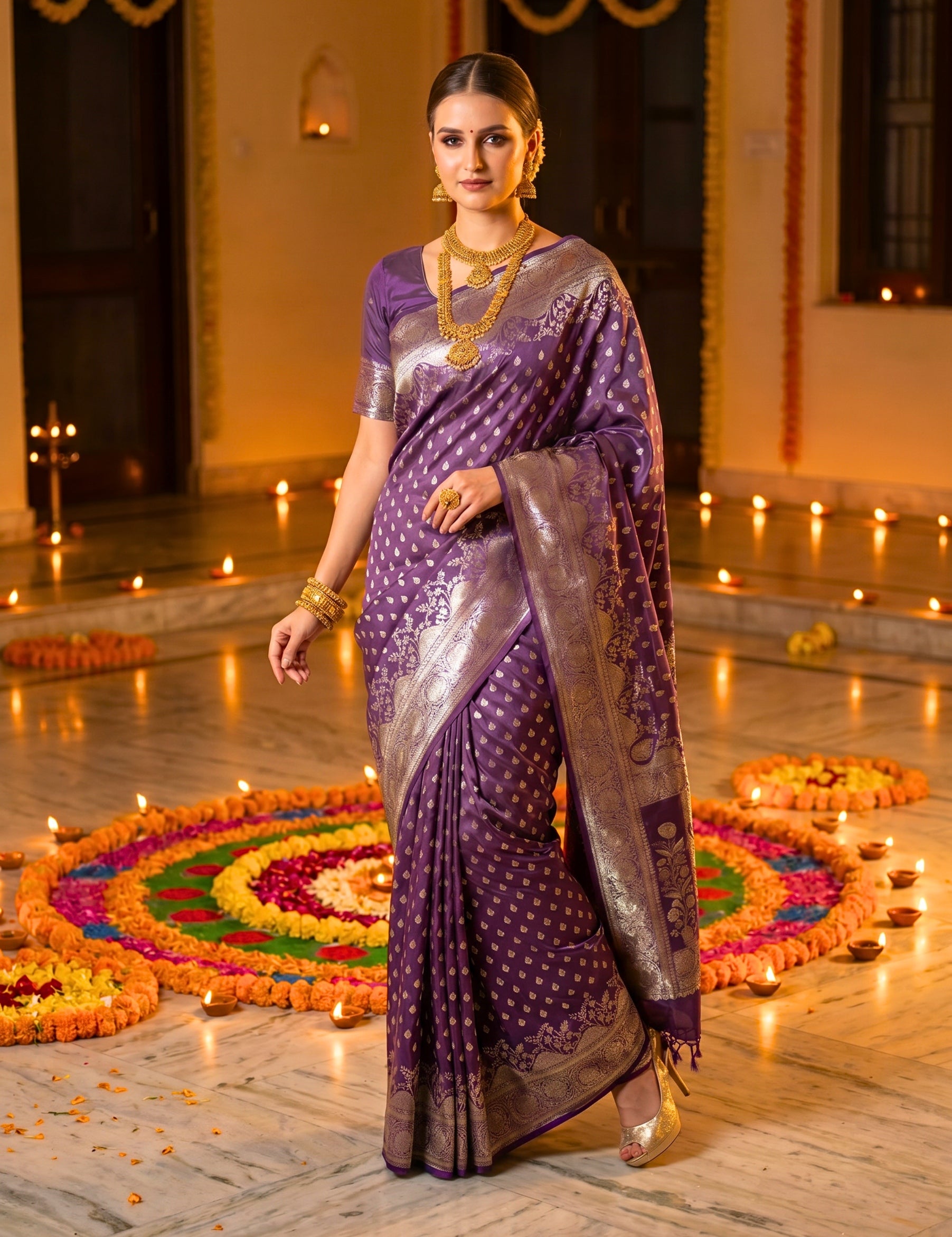 Banarasi Viscose Silk Saree