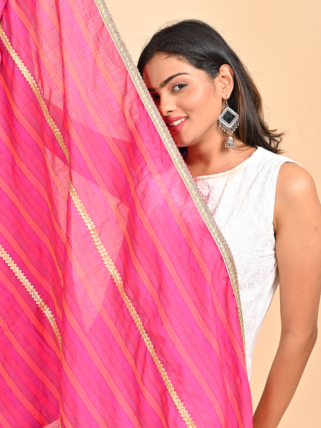 Gota Patti Art Silk Dupatta