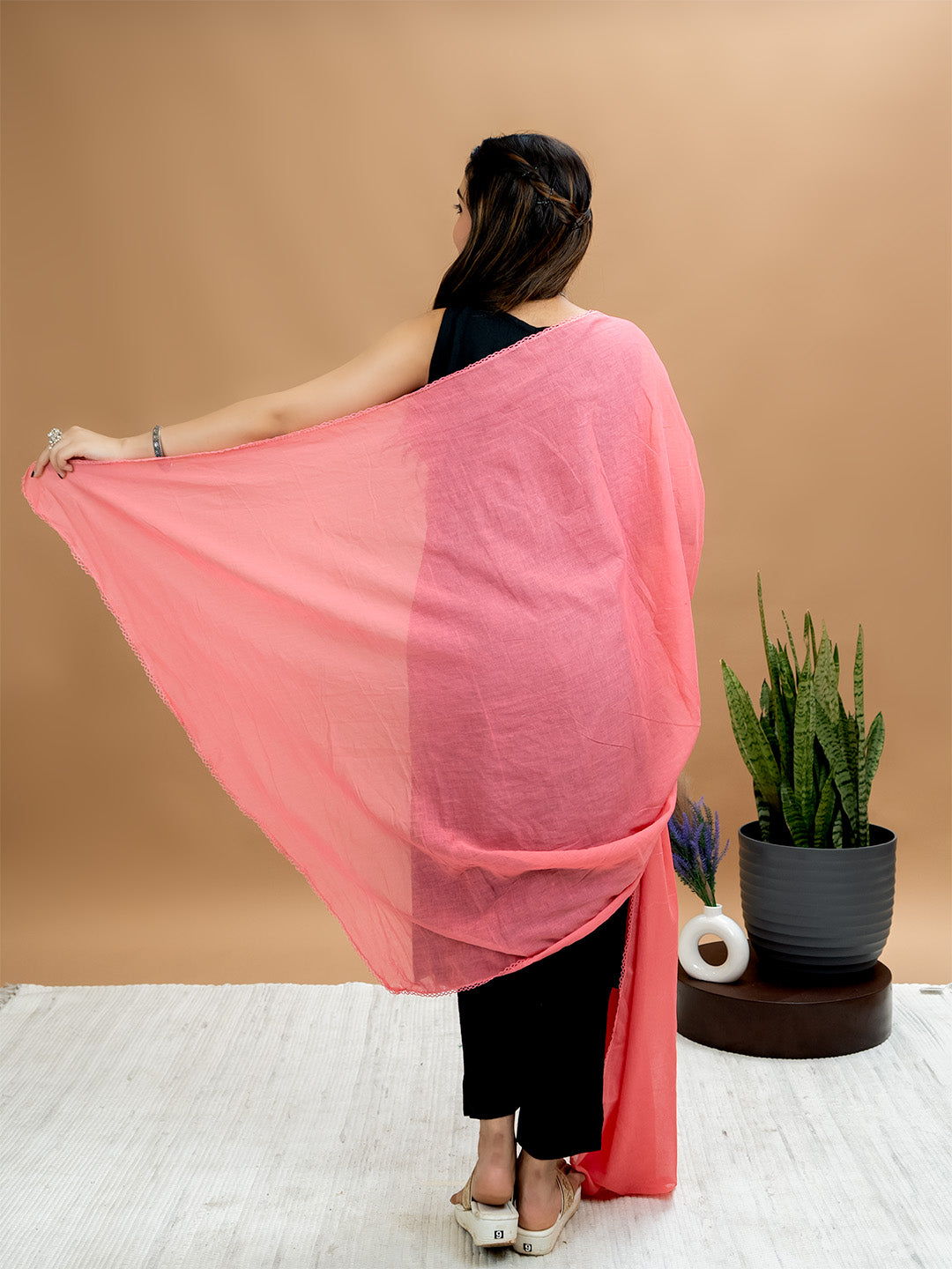 Solid Cotton Dupatta