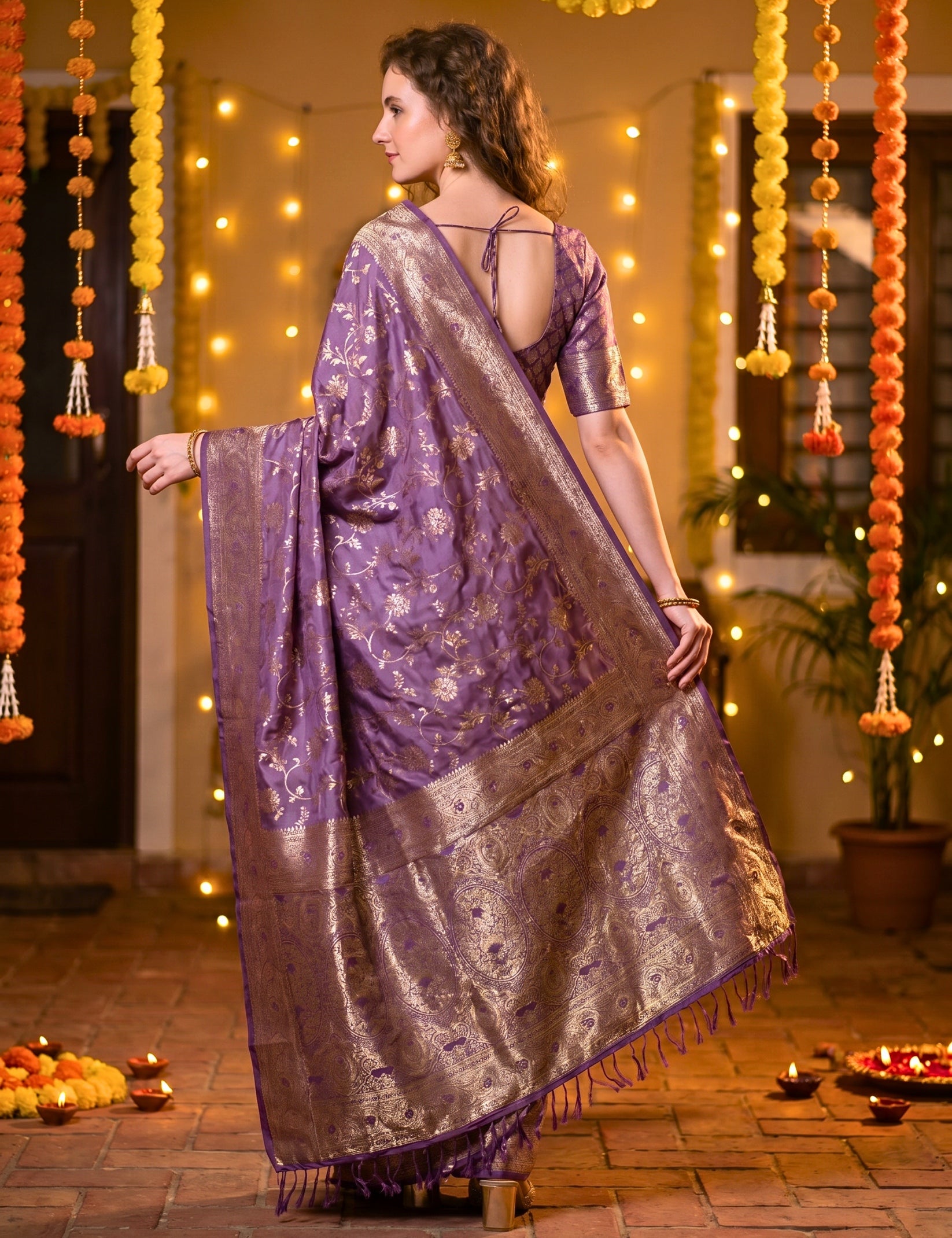 Banarasi Viscose Silk Saree