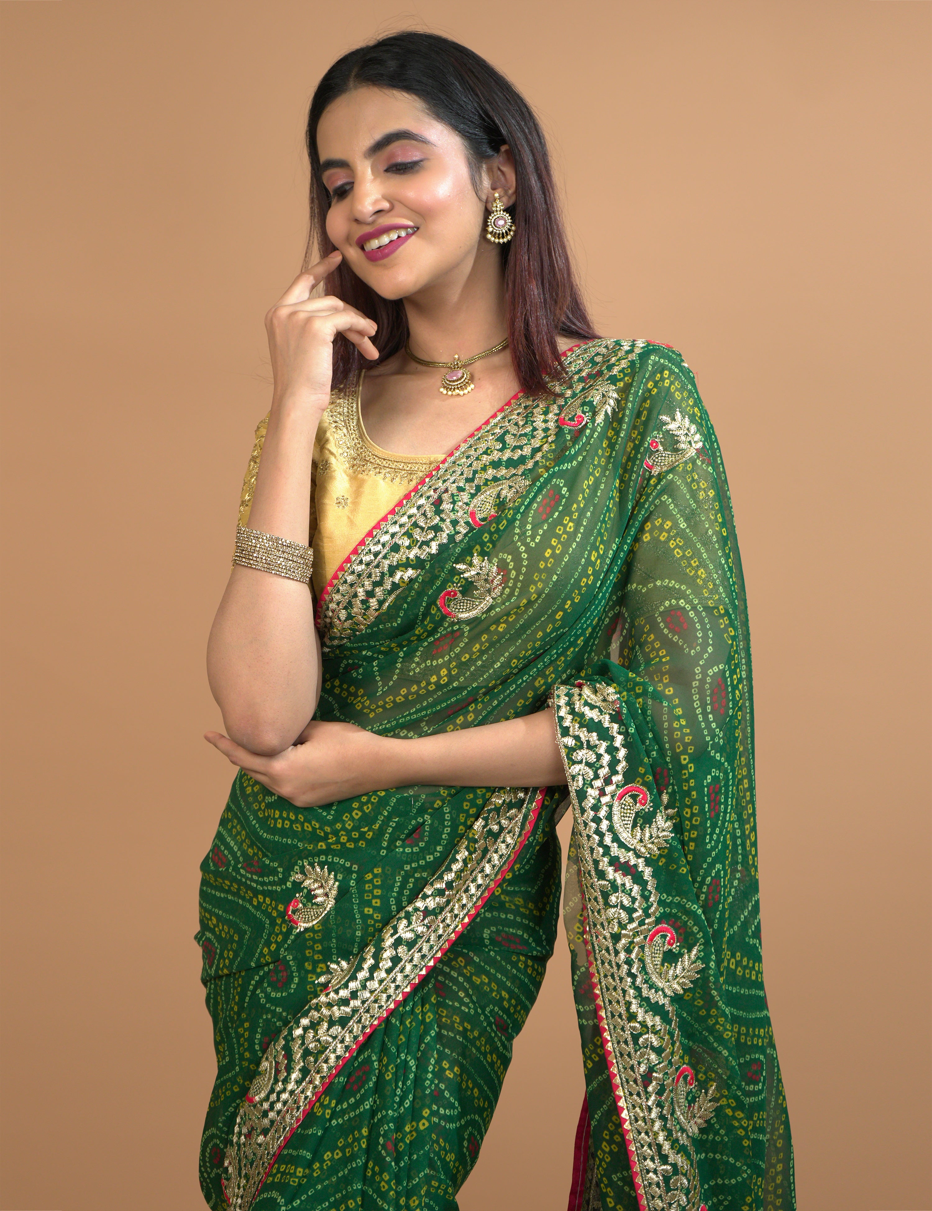 Bandhini Georgette Saree