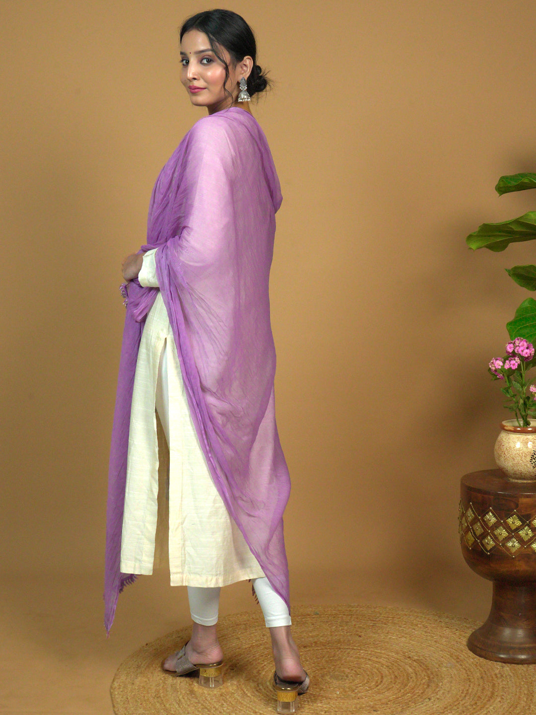 Solid Chiffon Dupatta