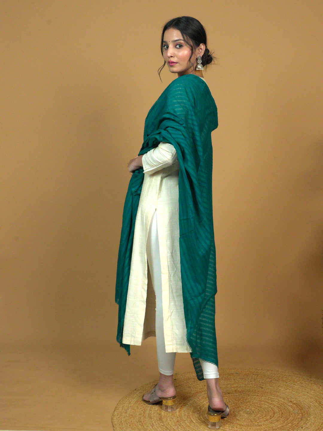 Stripe Cotton Dupatta