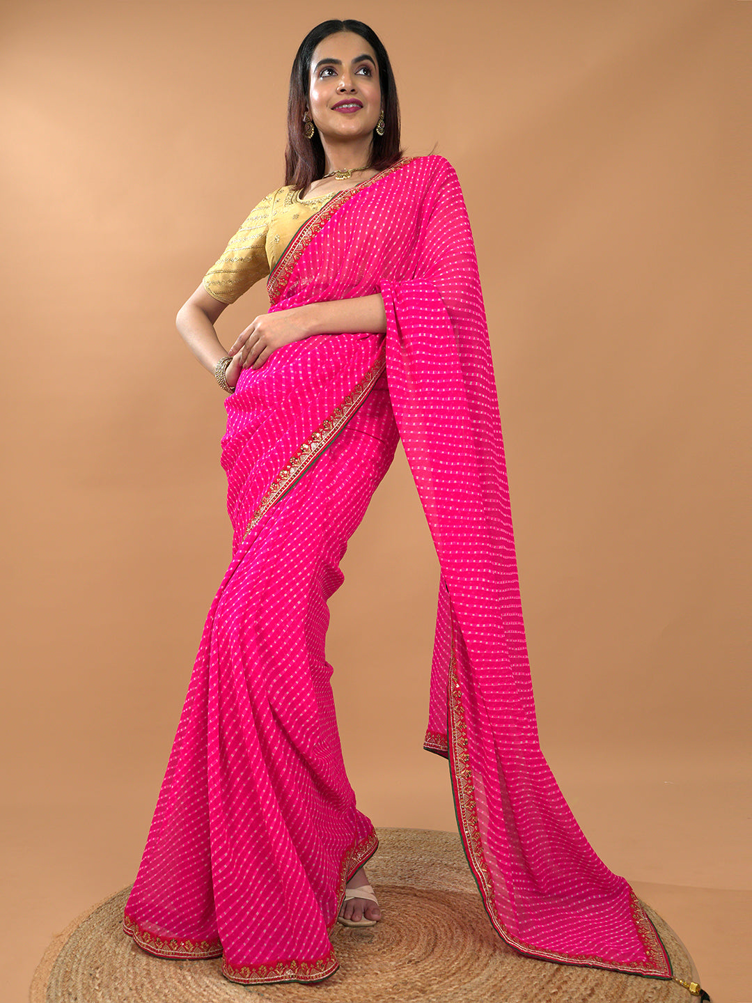 Bandhini Georgette Saree