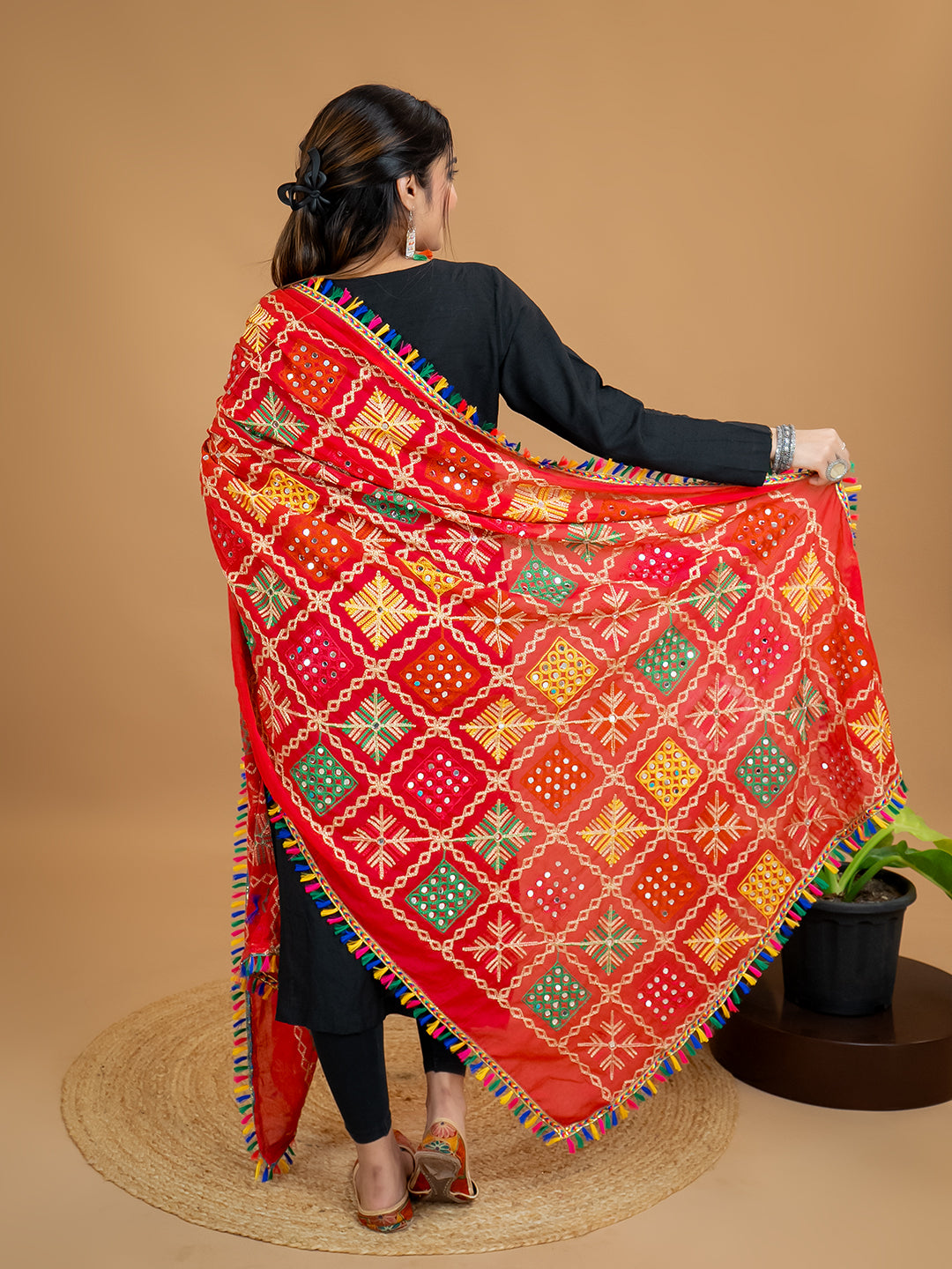 Phulkari Cotton Dupatta