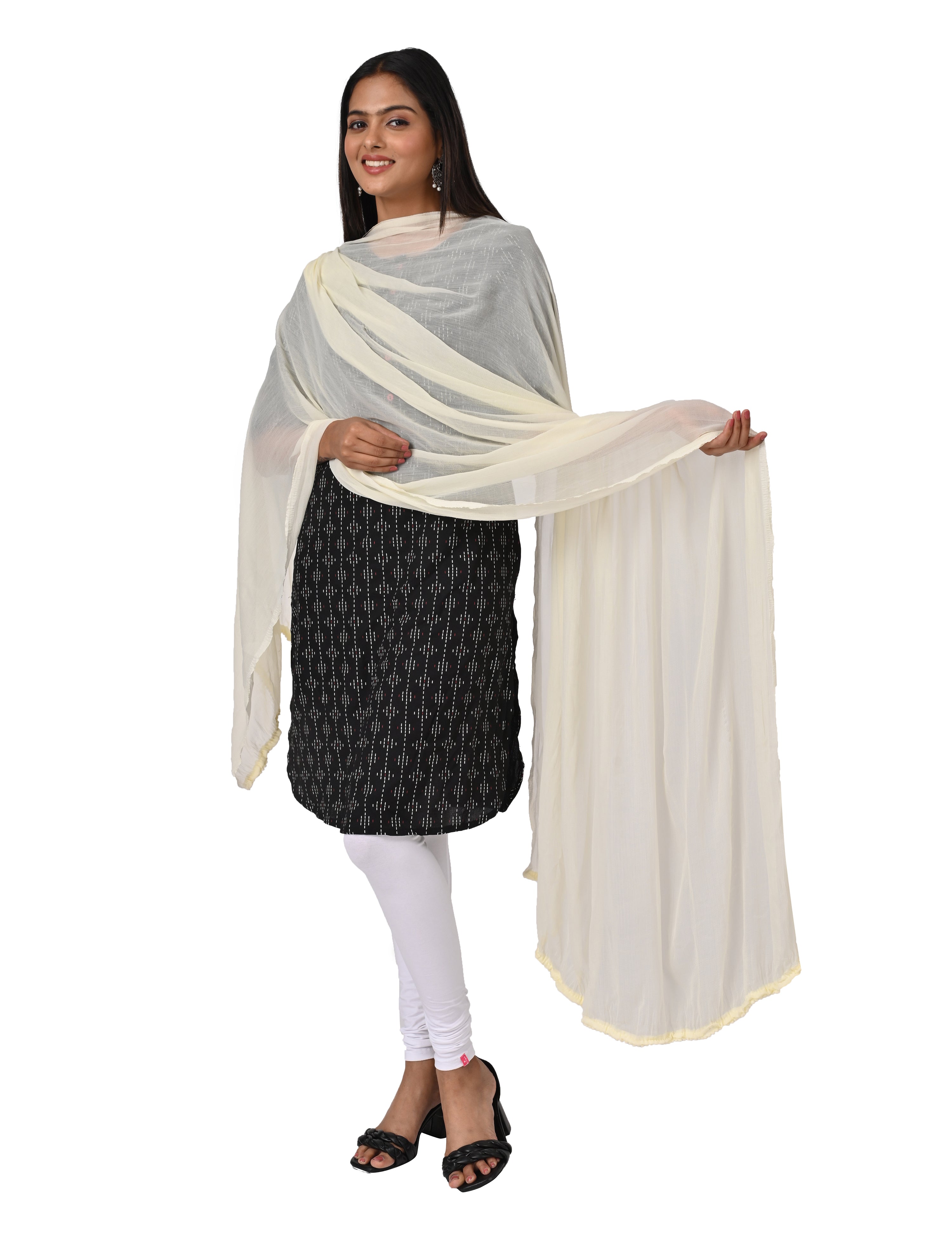 Chiffon Solid Dupatta