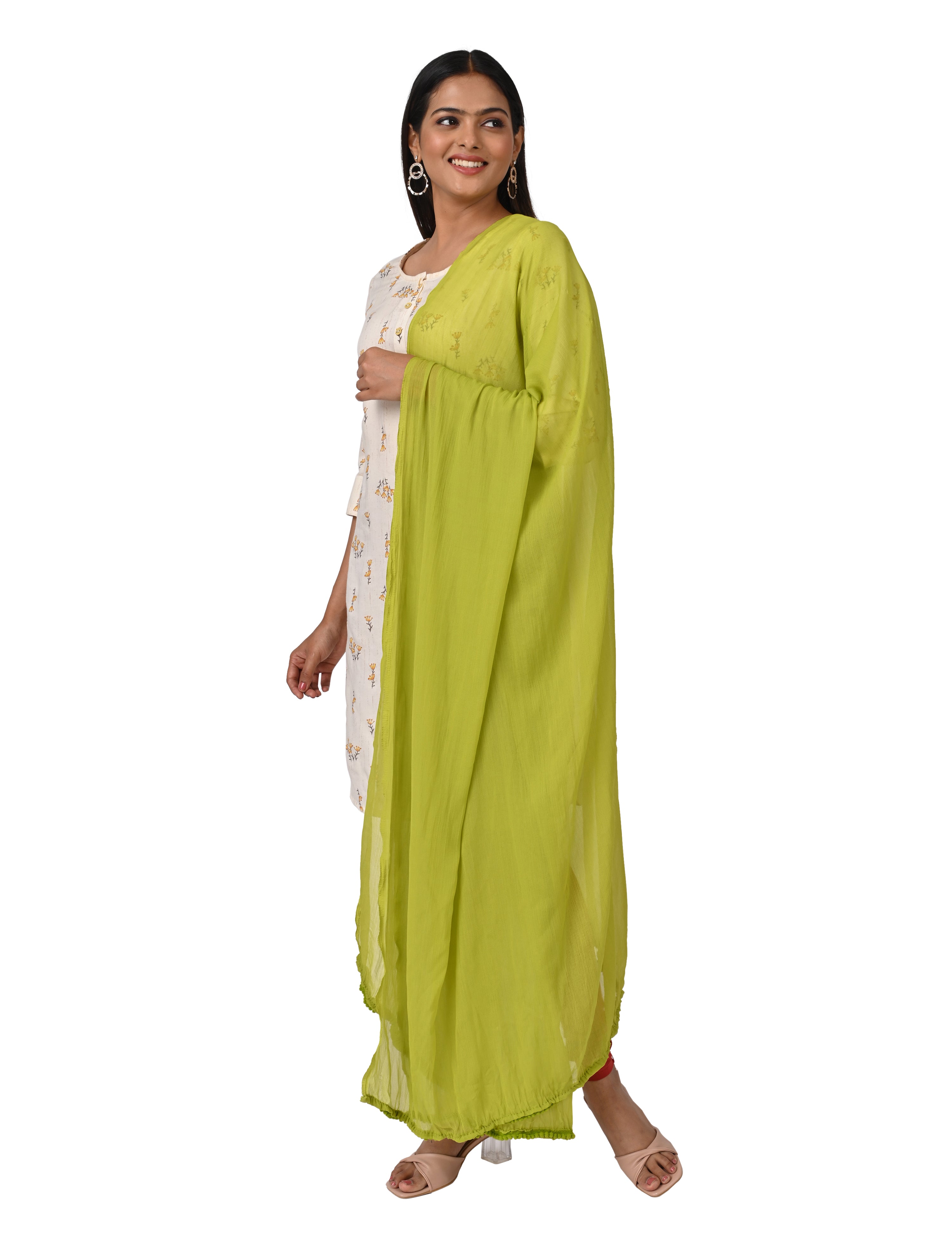 Solid Chiffon Dupatta