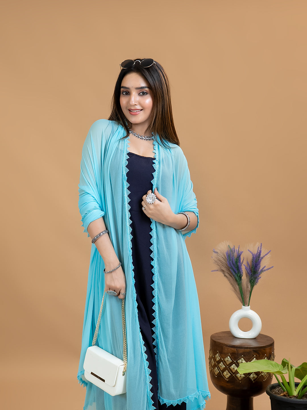 Solid Chiffon Dupatta
