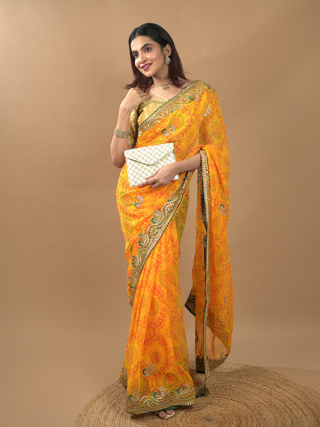 Bandhini Georgette Saree