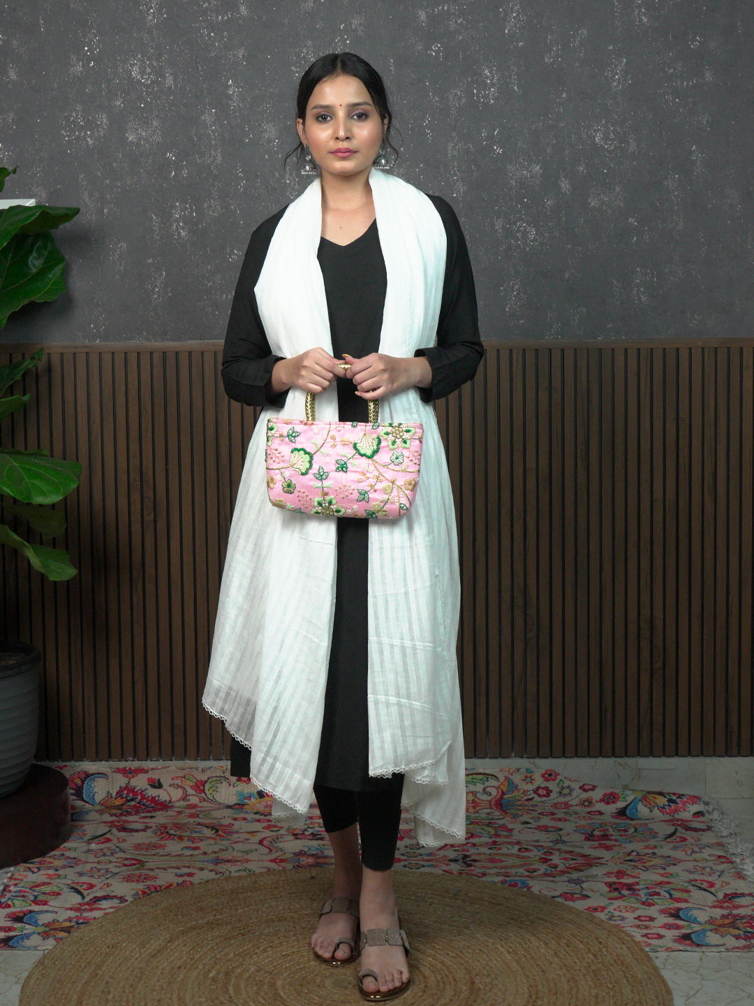 Stripe Cotton Dupatta