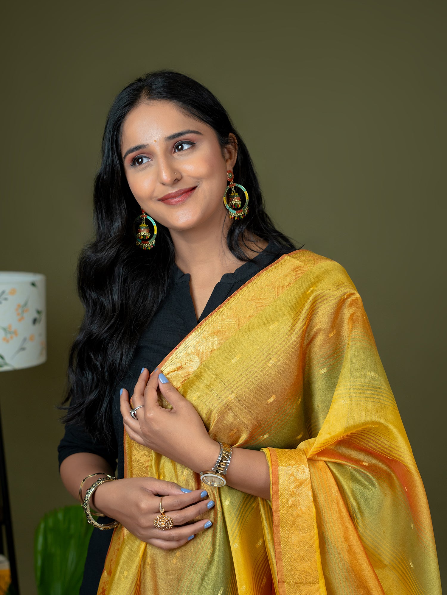 Ethnic Motif Net Dupatta