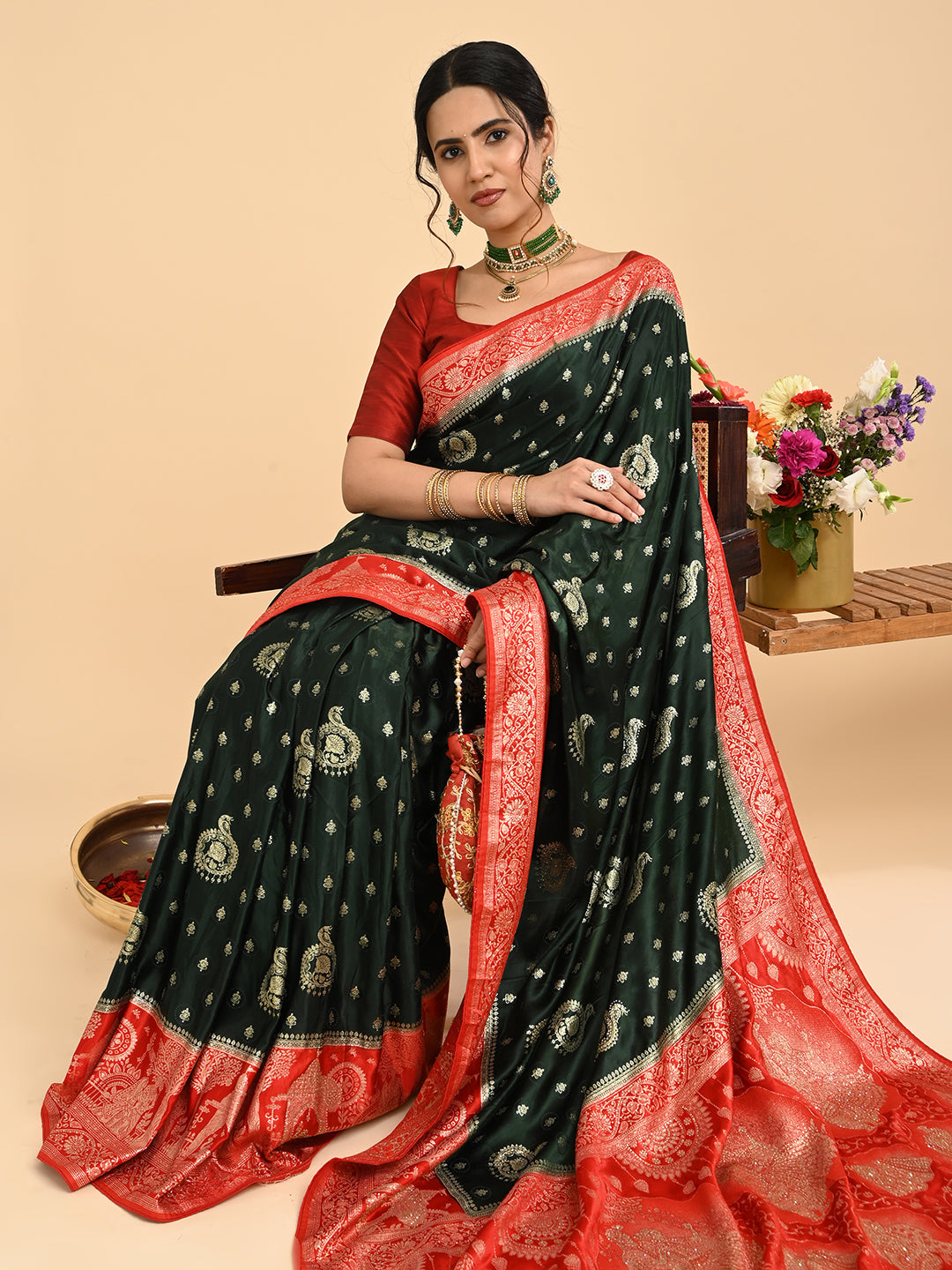 Banarasi Viscose Silk Saree