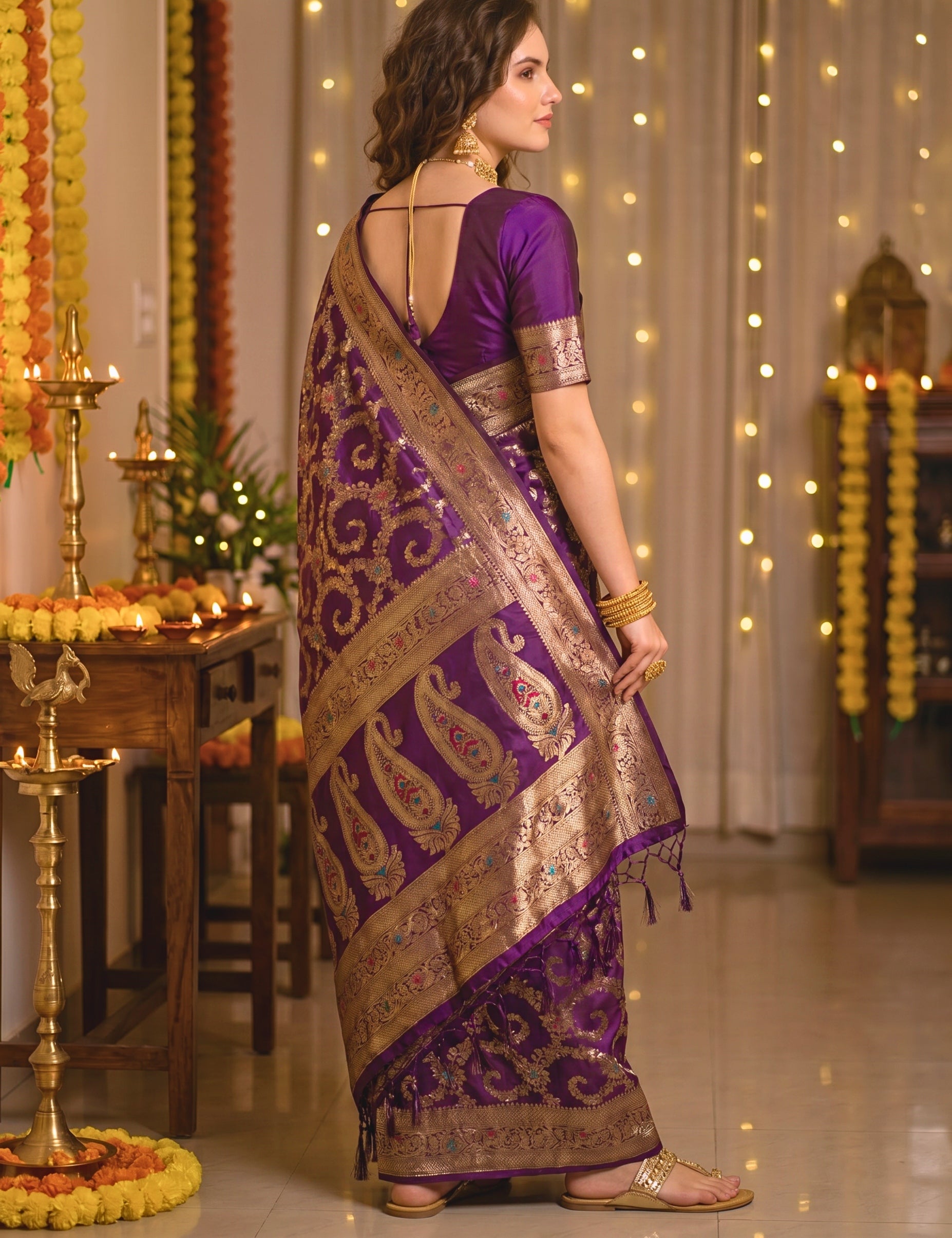 Banarasi Viscose Silk Saree