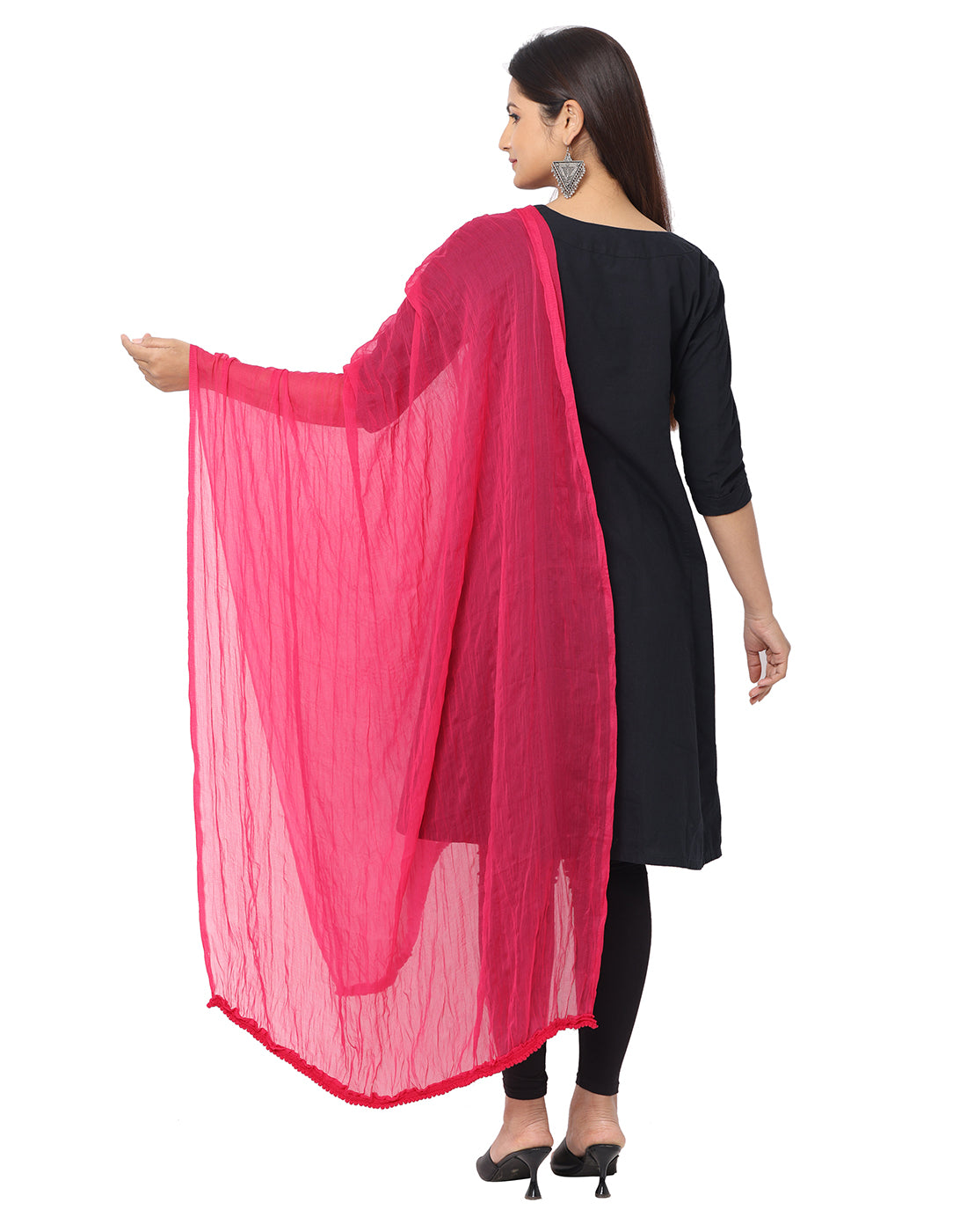 Solid Chiffon Dupatta