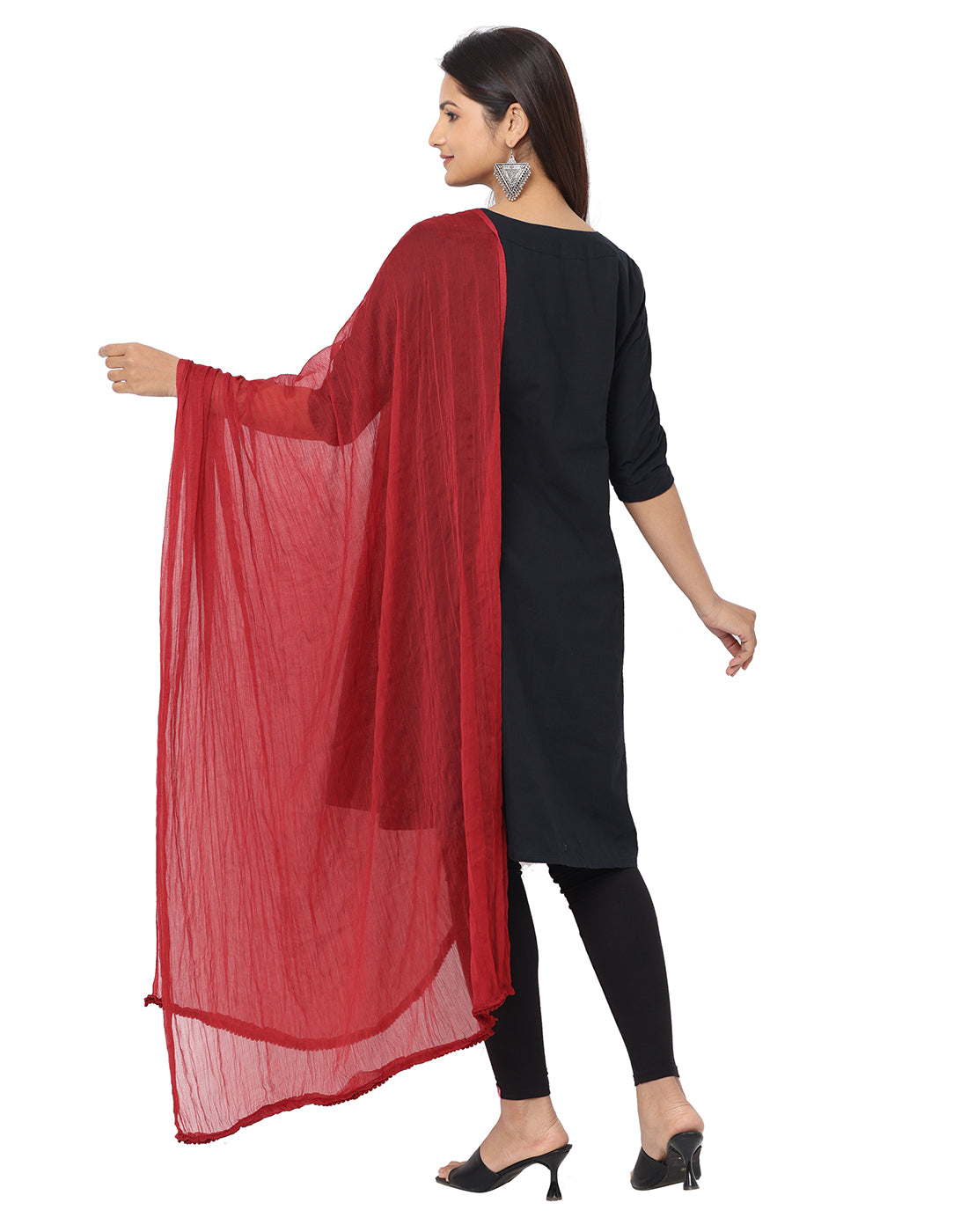 Solid Chiffon Dupatta