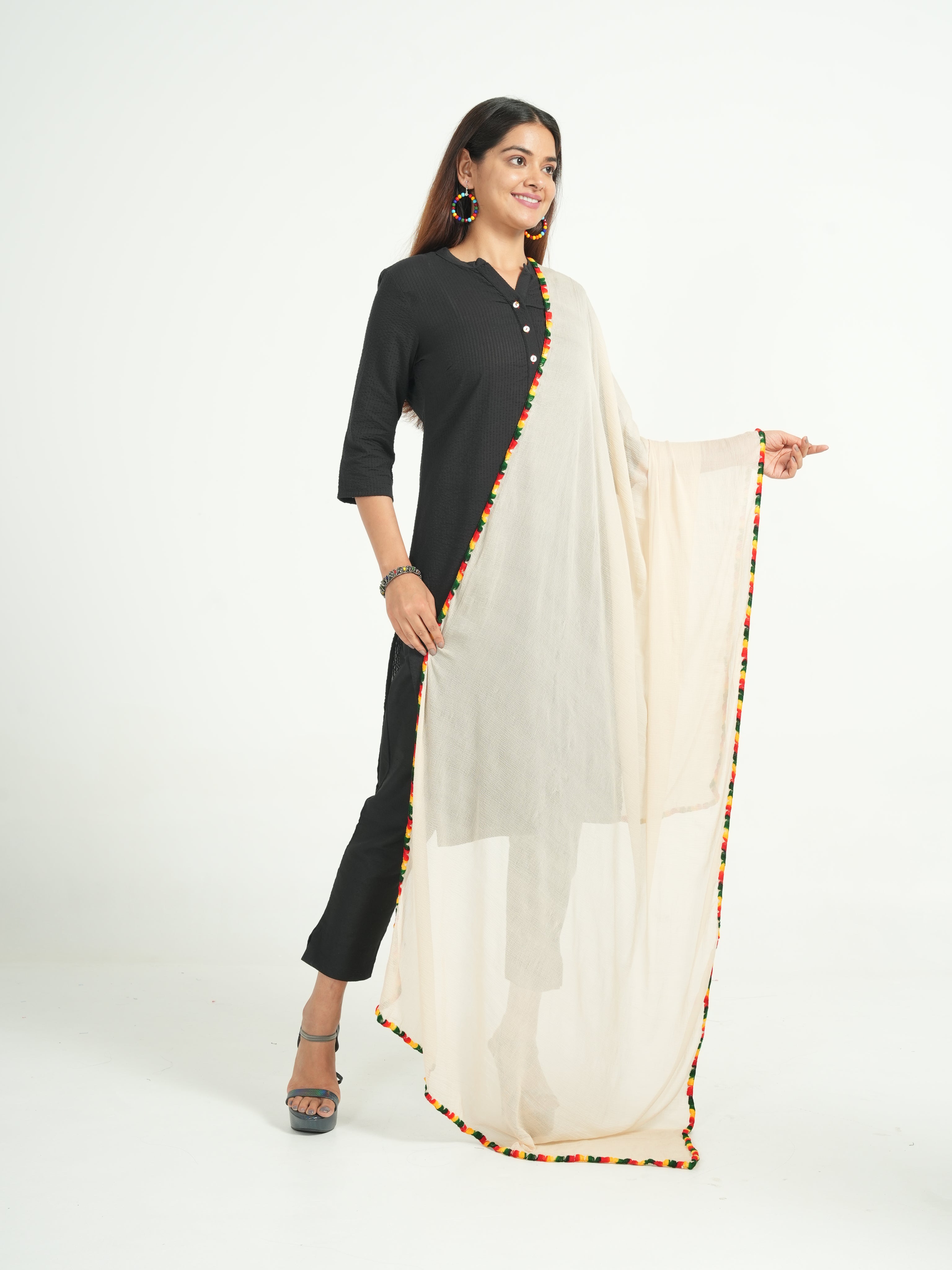 Chiffon Solid Dupatta