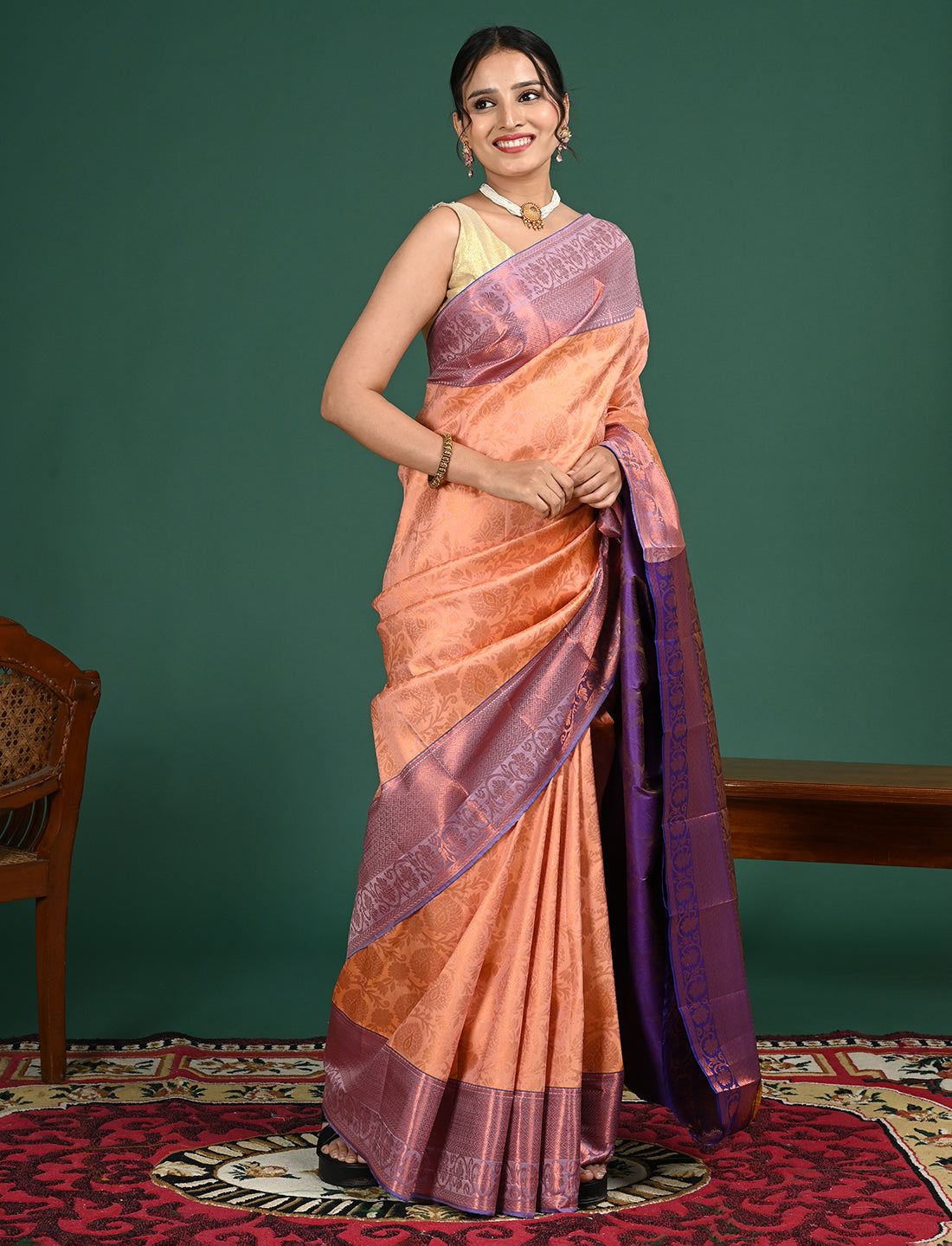 South Art Silk Geometric Saree