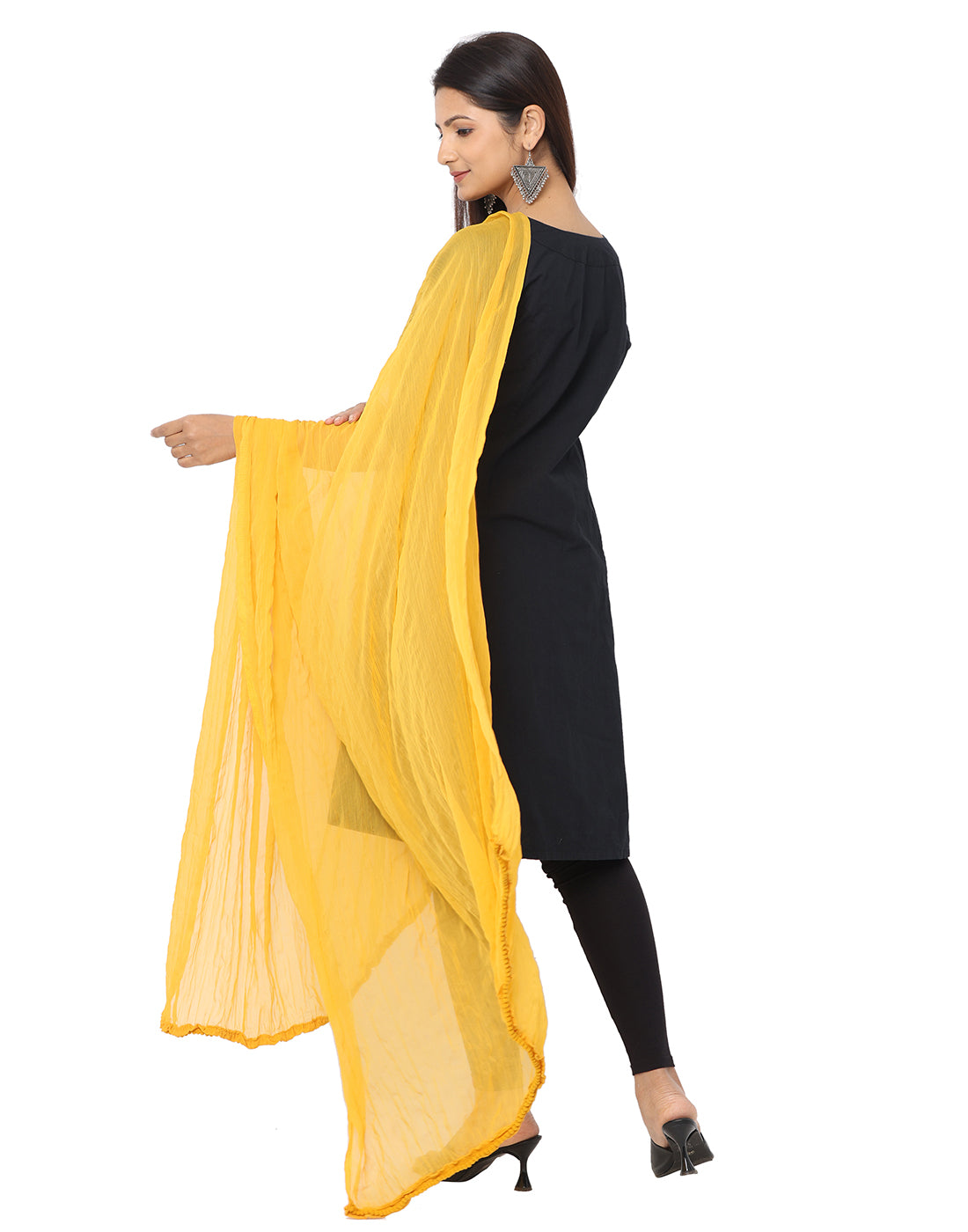 Solid Chiffon Dupatta