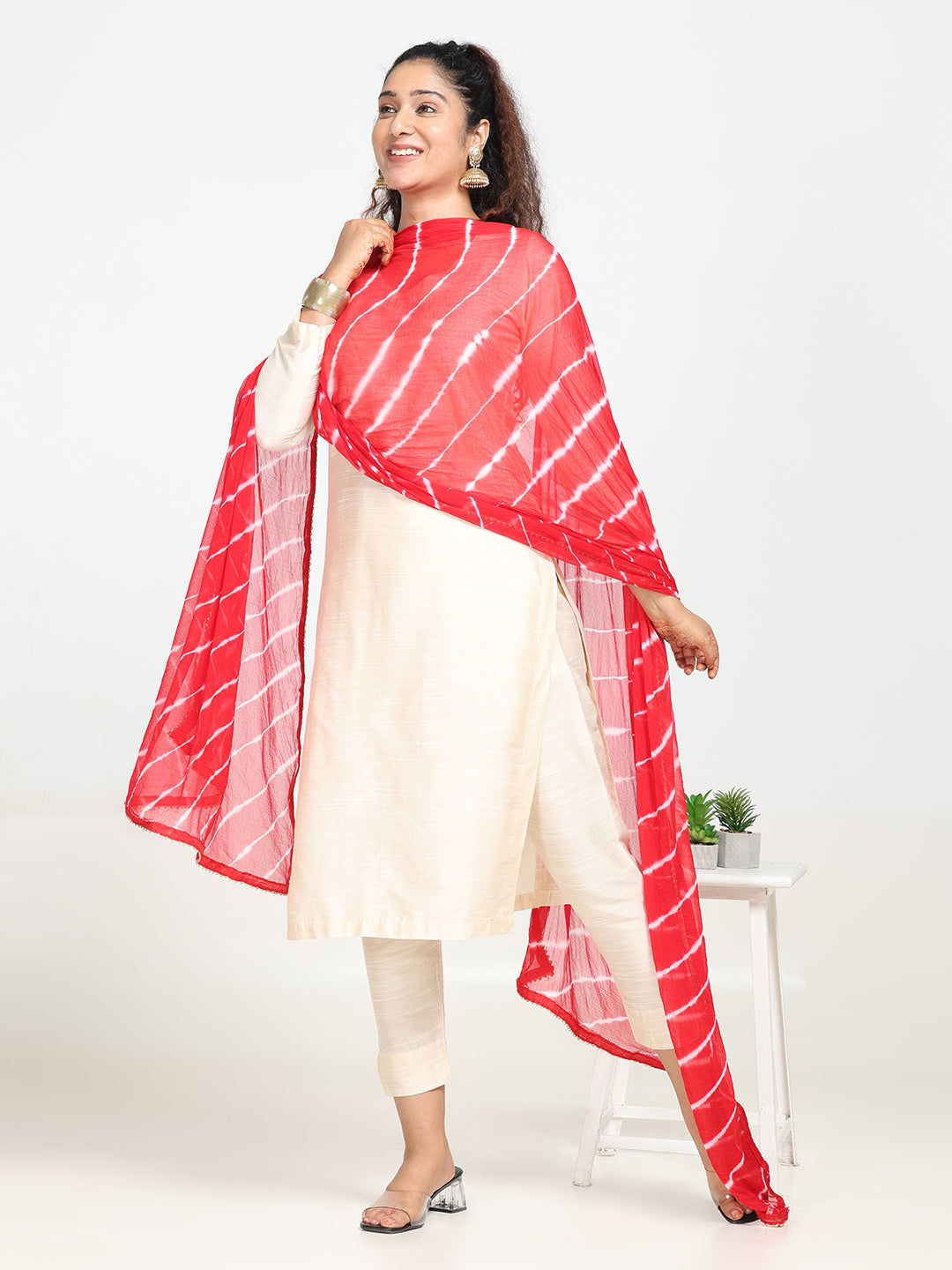 Chiffon Stripe Dupatta