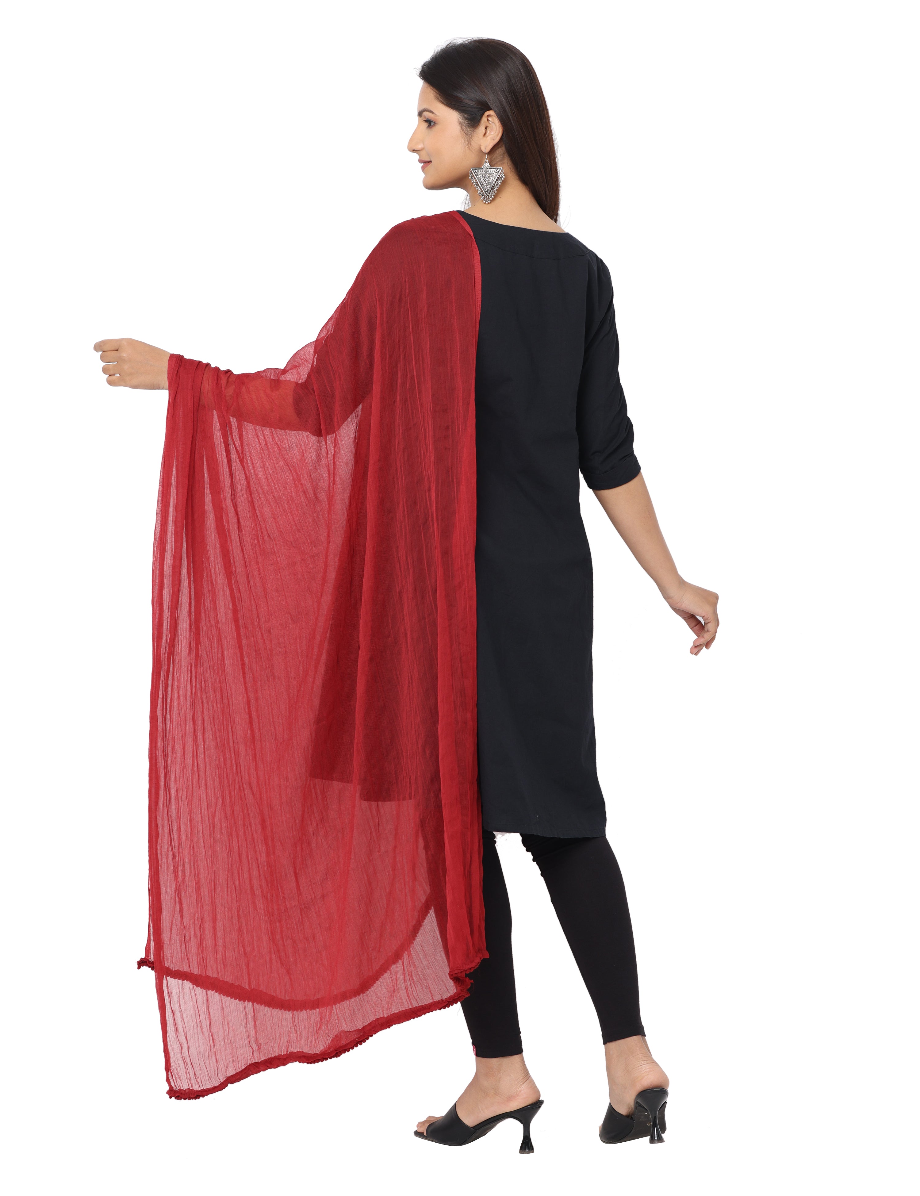 Chiffon Solid Dupatta