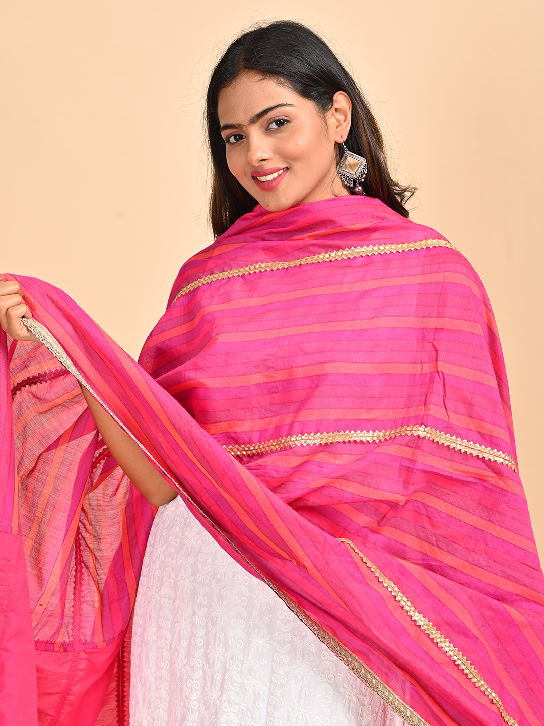 Gota Patti Art Silk Dupatta