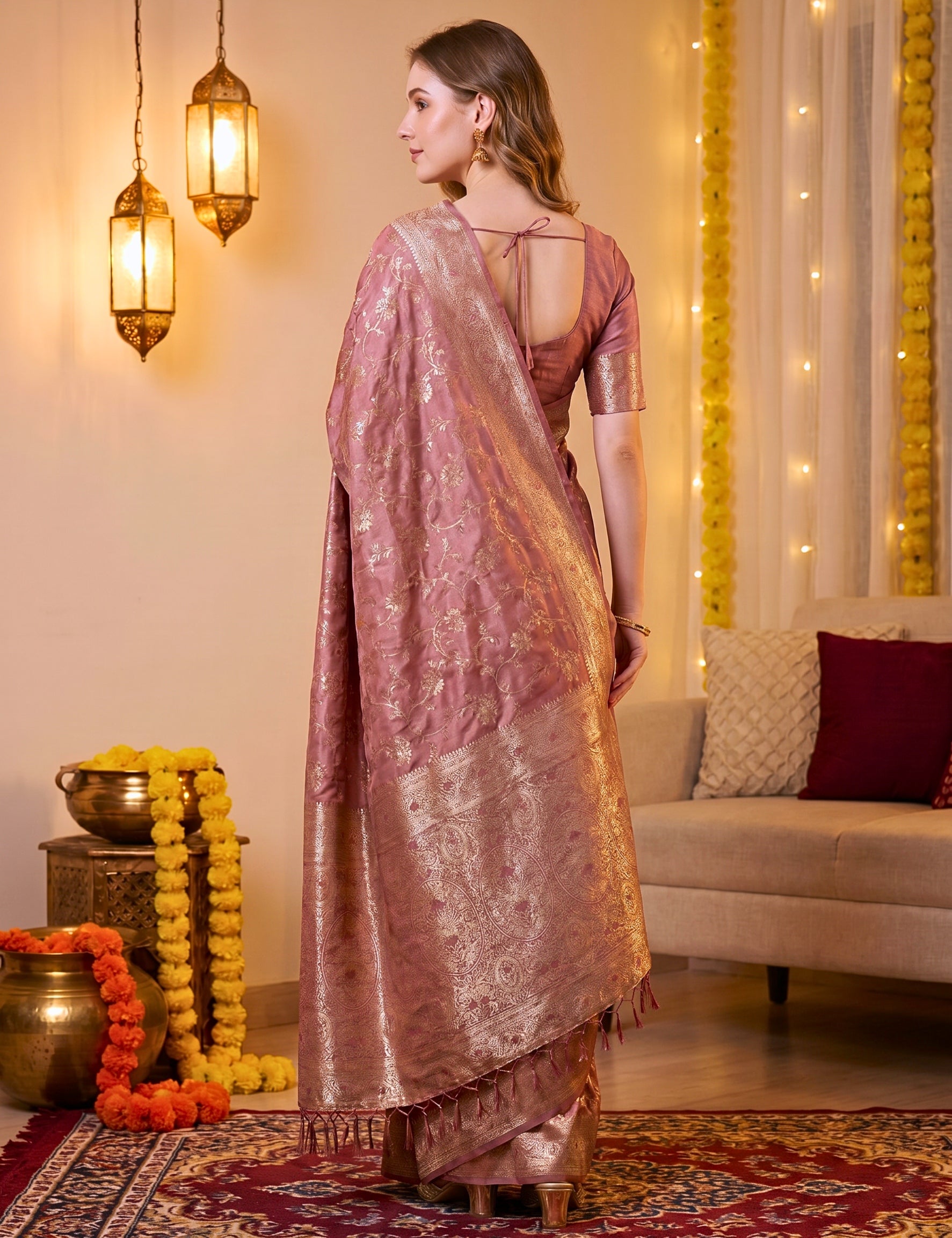 Banarasi Viscose Silk Saree