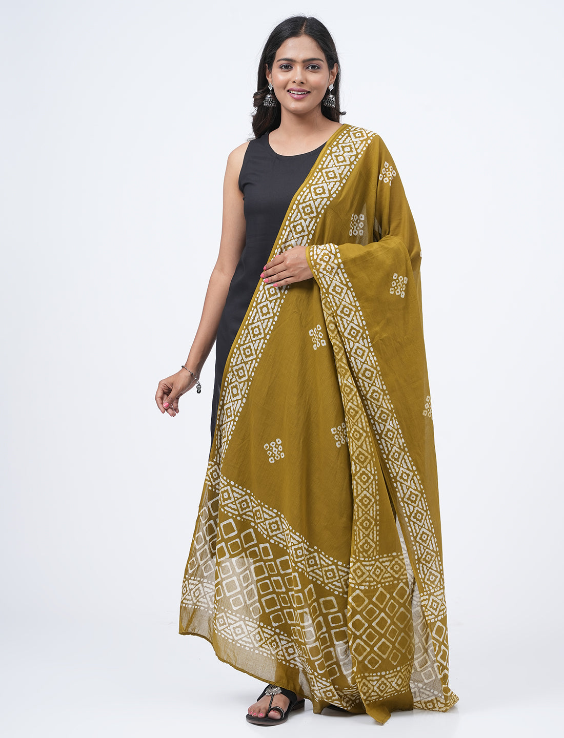 Batik Mul Cotton Dupatta