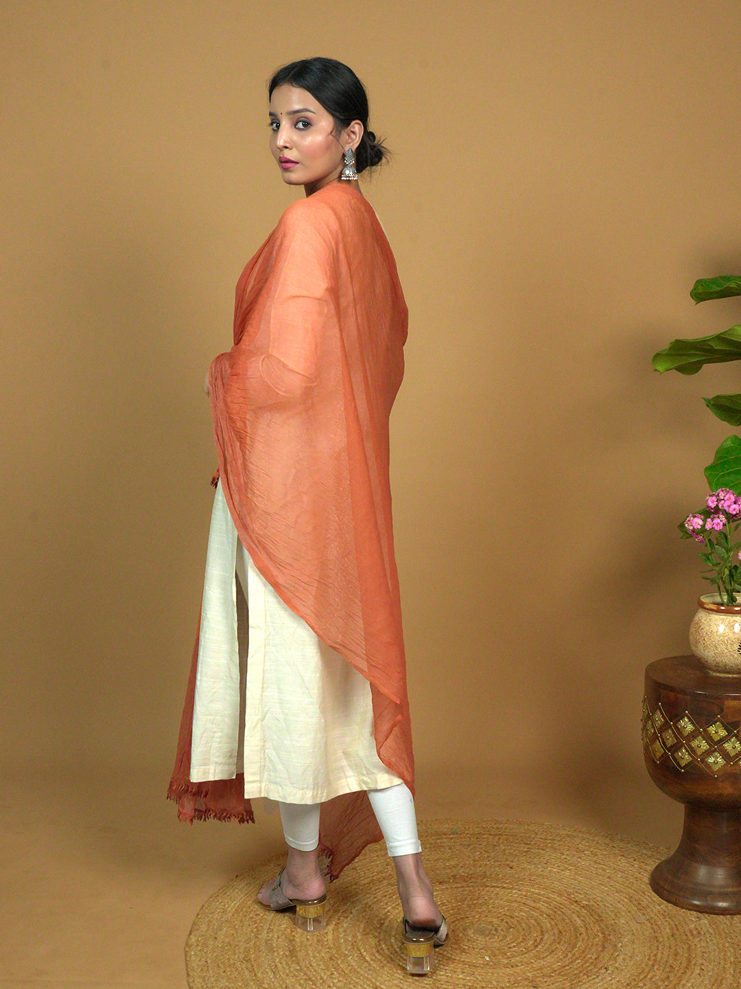 Solid Chiffon Dupatta