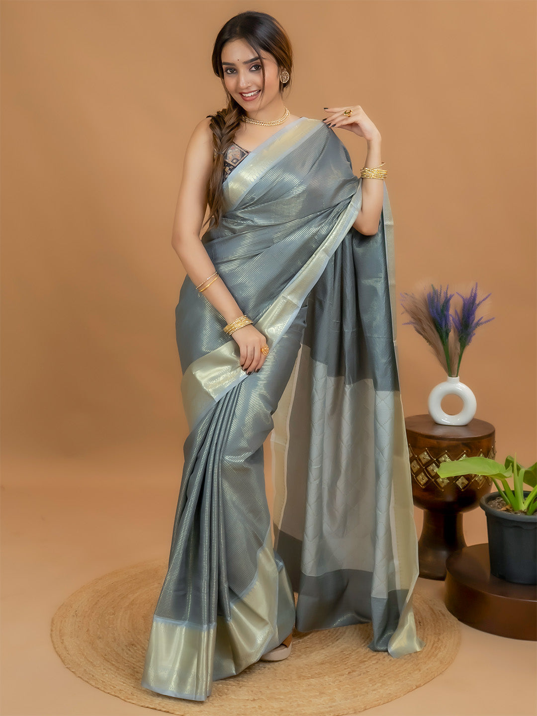 Tissue Art Silk Saree