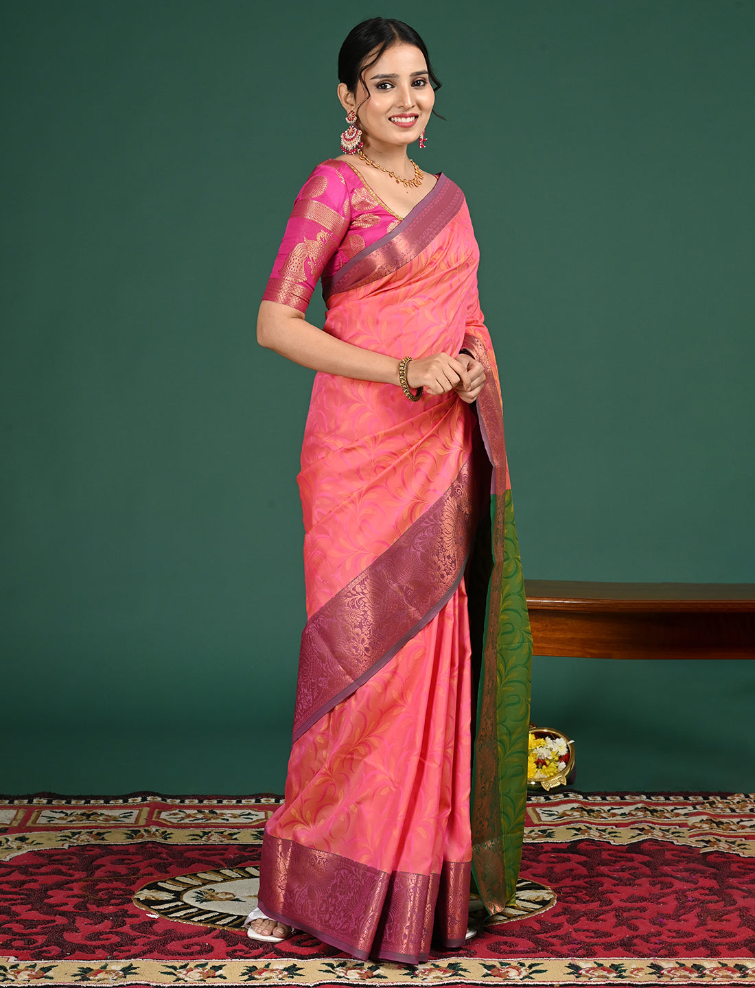 South Art Silk Geometric Saree