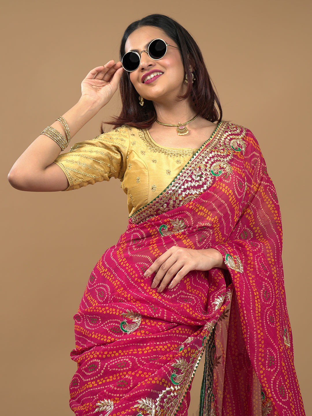 Bandhini Georgette Saree