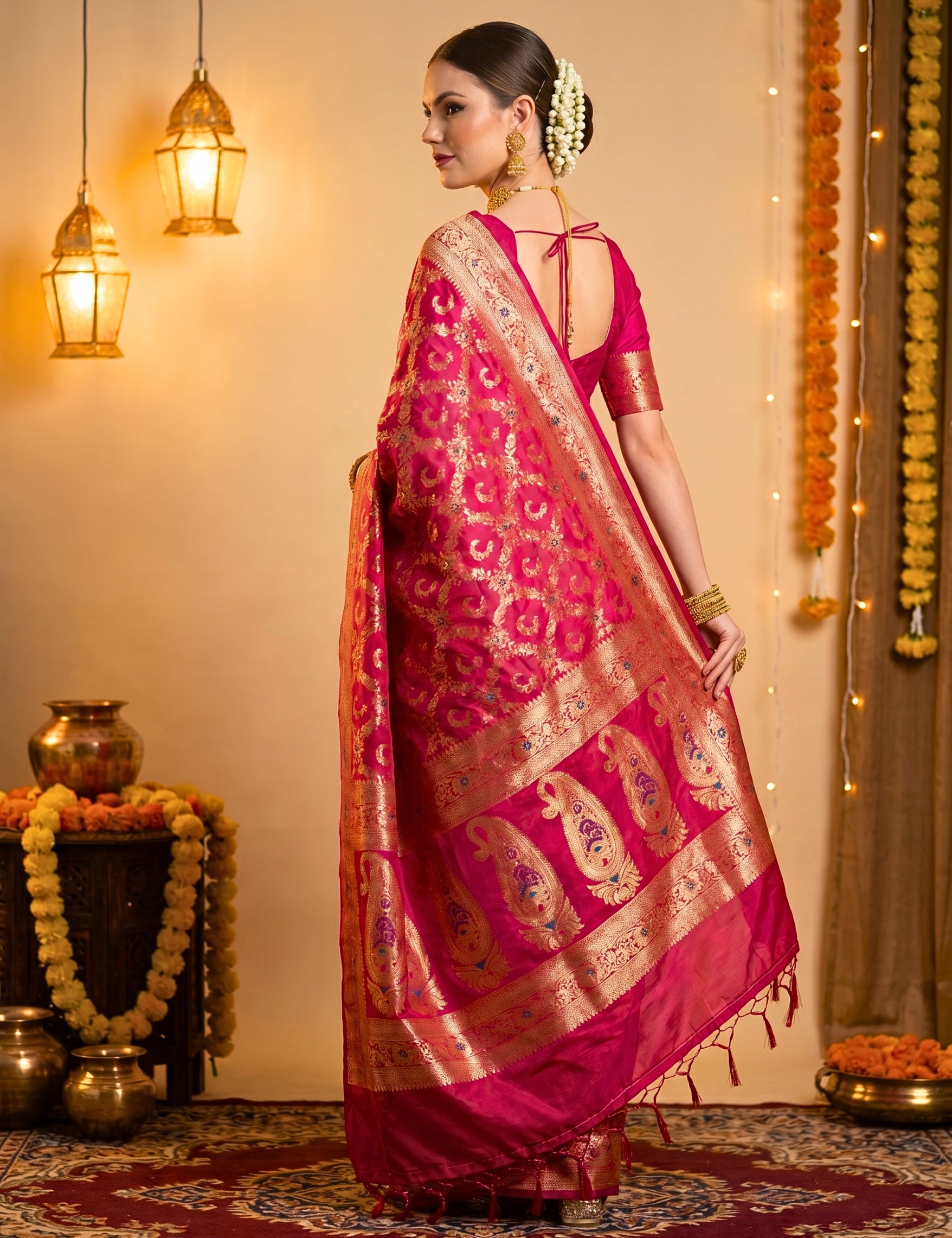 Banarasi Viscose Silk Saree