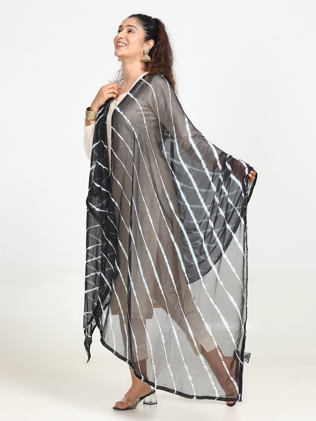 Chiffon Stripe Dupatta