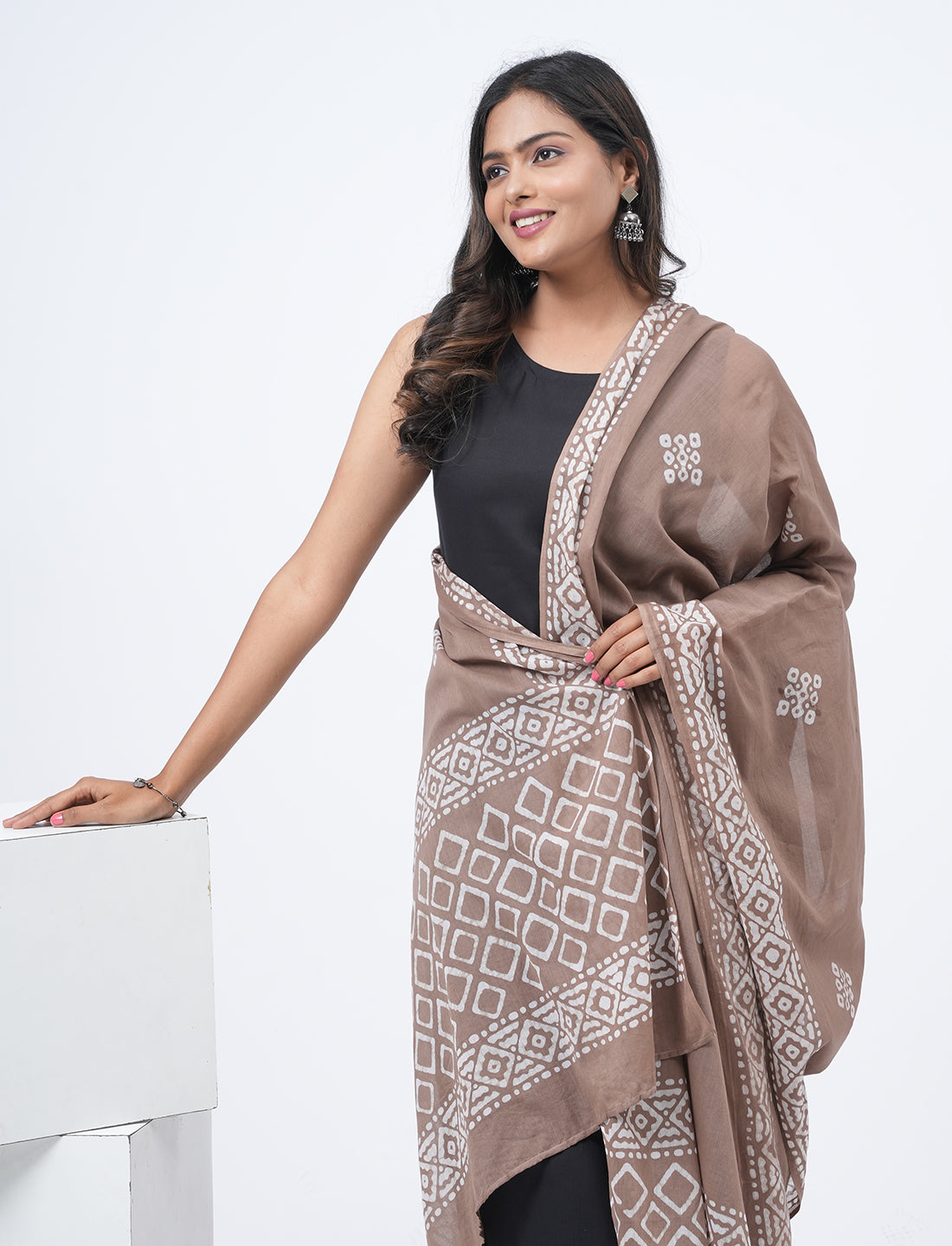Batik Mul Cotton Dupatta