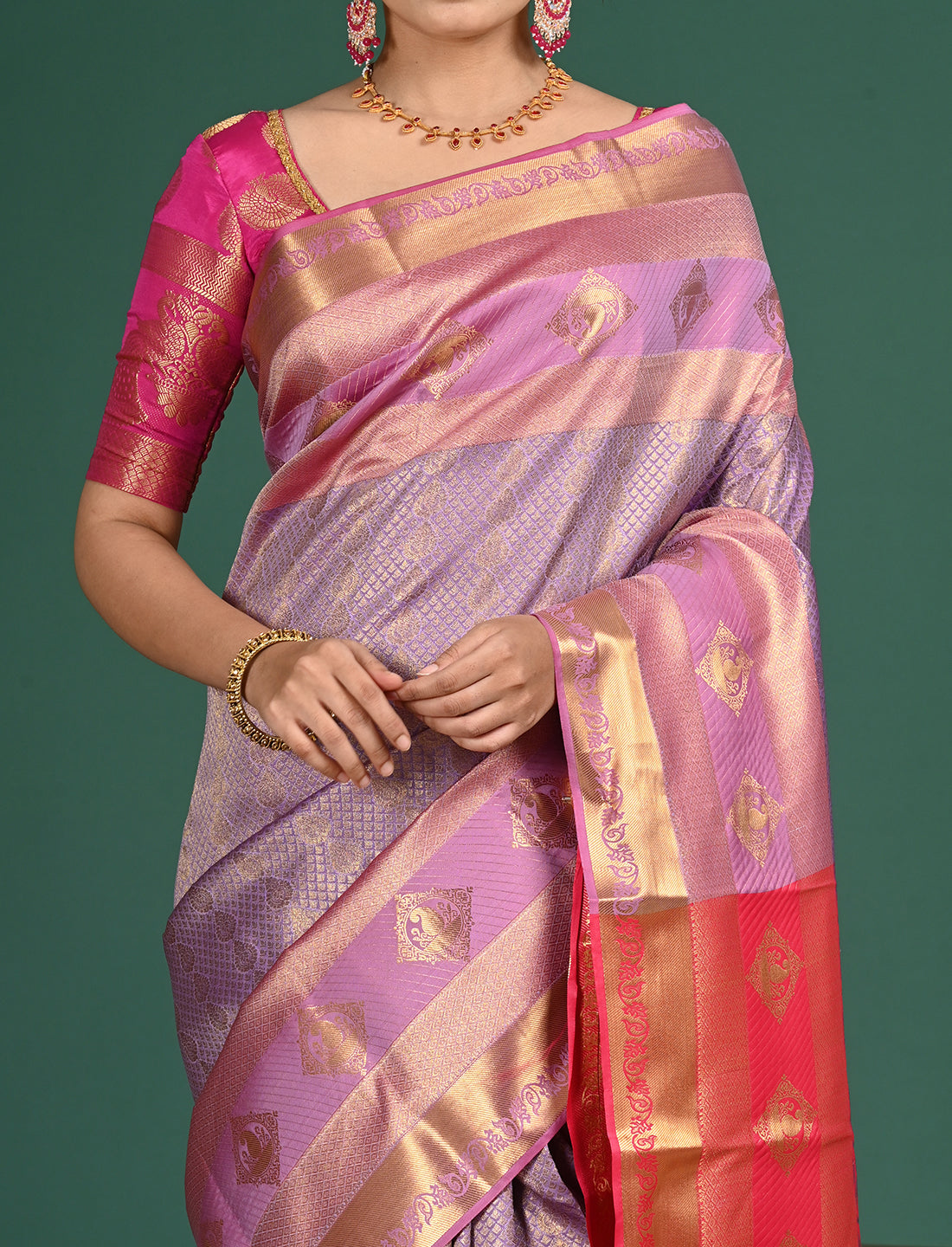 South Art Silk Geometric Saree