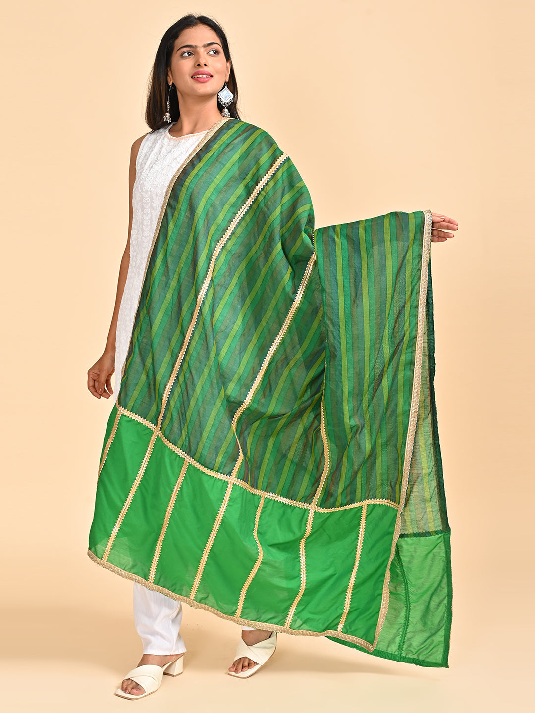 Gota Patti Art Silk Dupatta
