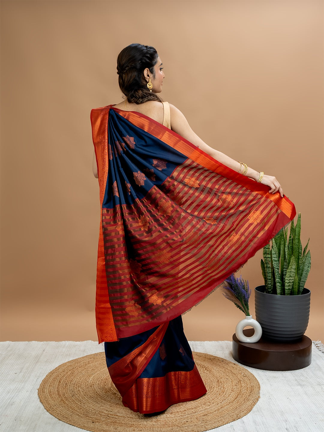 South Silk Brocade Saree