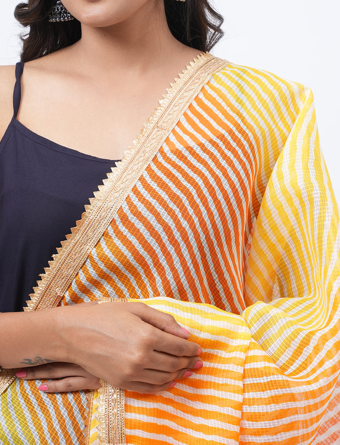 Kota Semi Cotton Colorblock Dupatta