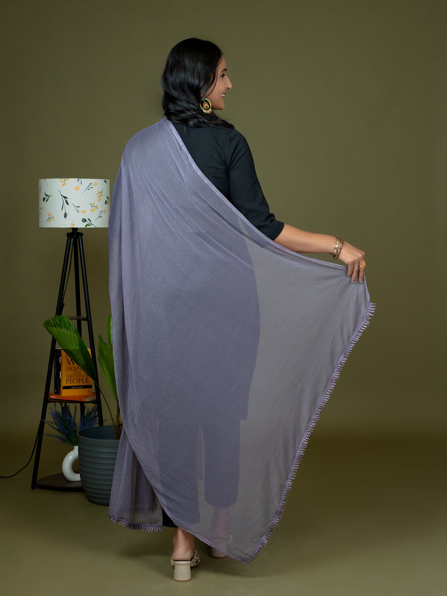 Solid Chiffon Dupatta