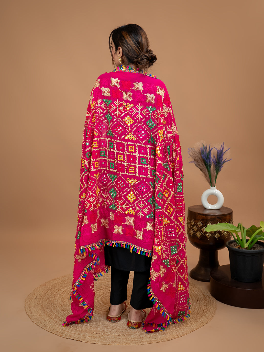 Phulkari Cotton Dupatta