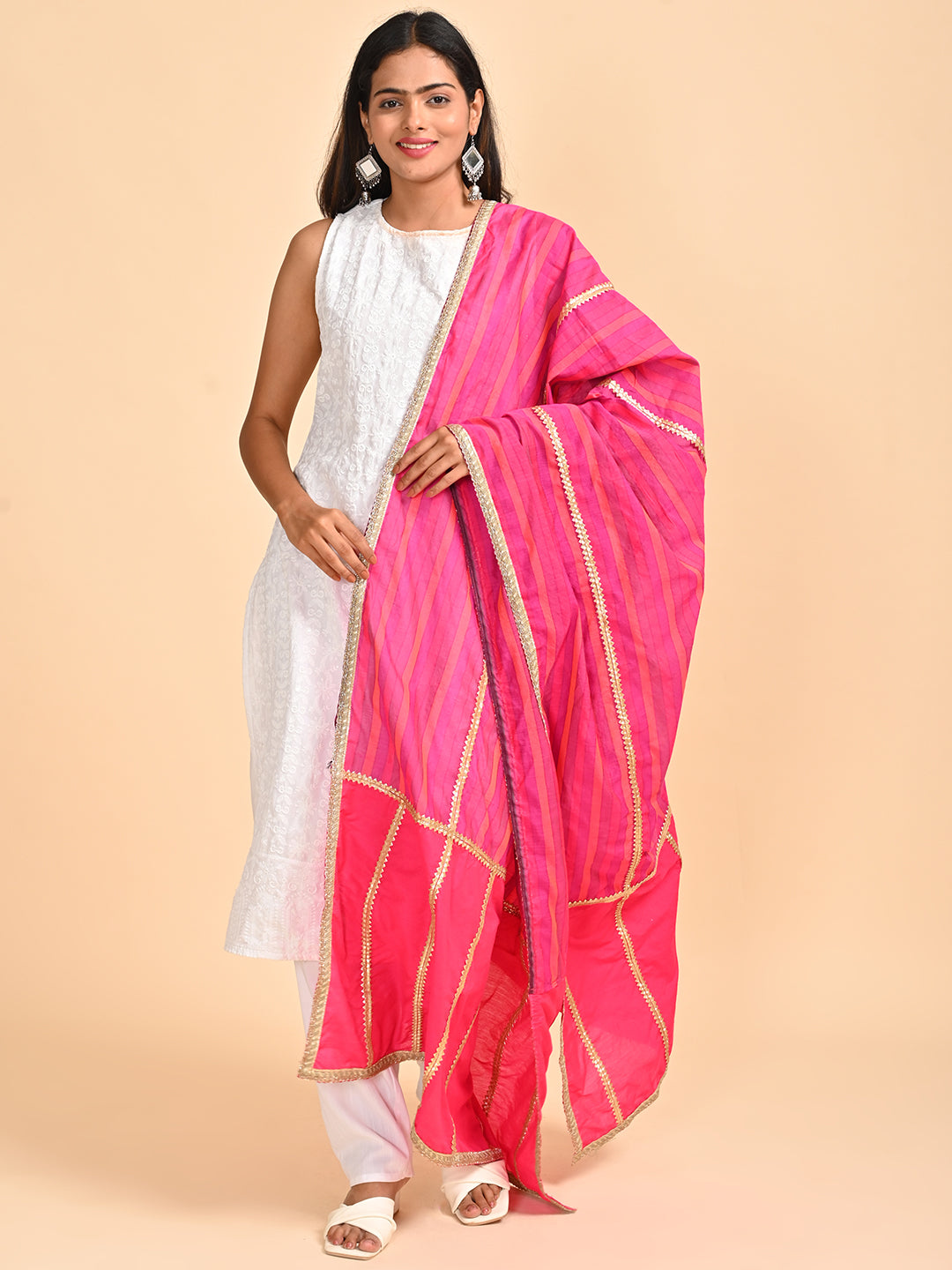 Gota Patti Art Silk Dupatta