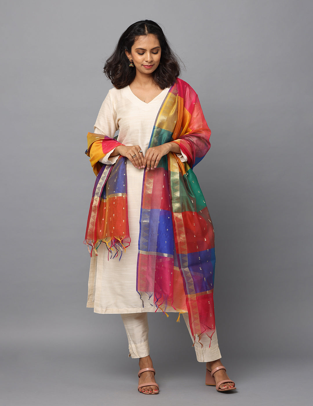 Chanderi Gota Patti Dupatta
