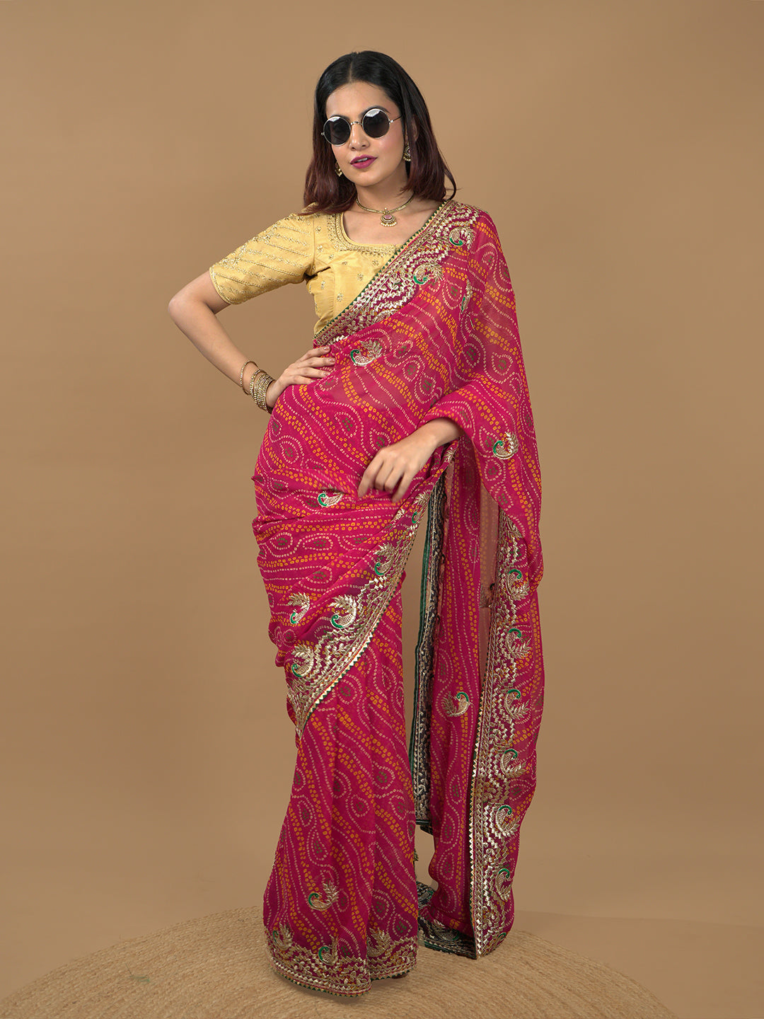 Bandhini Georgette Saree