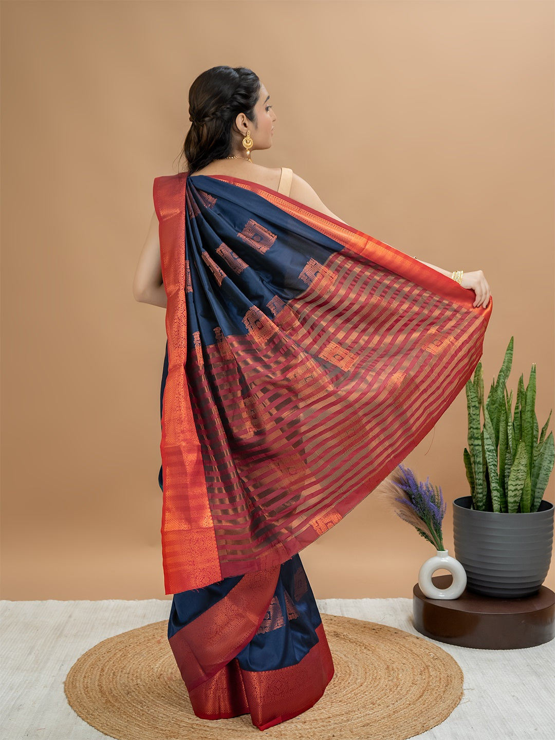 South Silk Brocade Saree