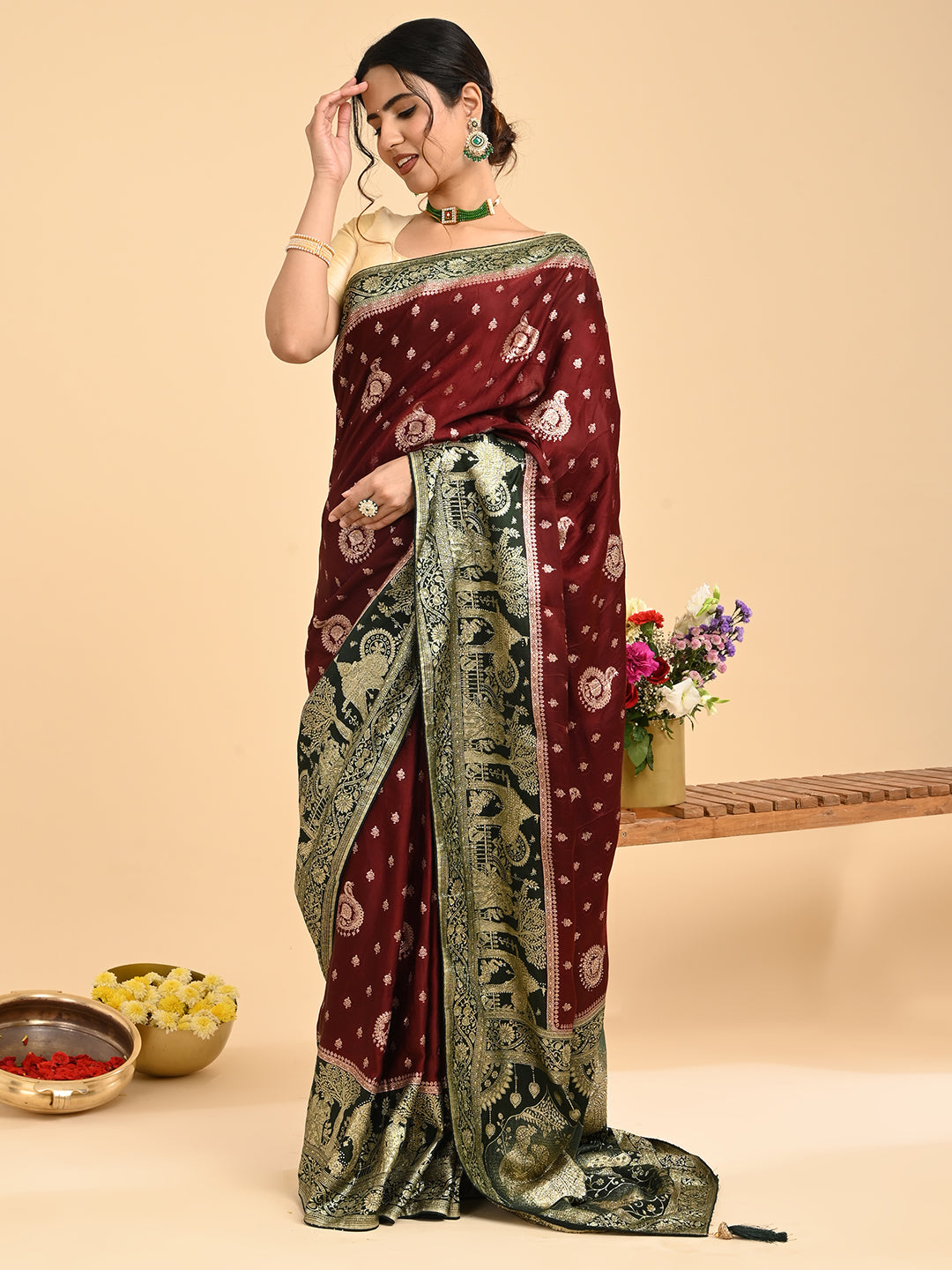 Banarasi Viscose Silk Saree