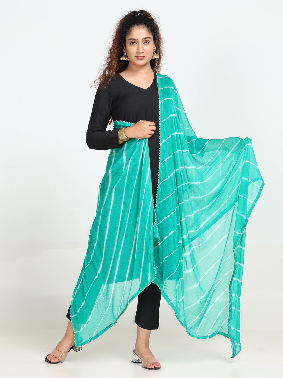 Chiffon Stripe Dupatta