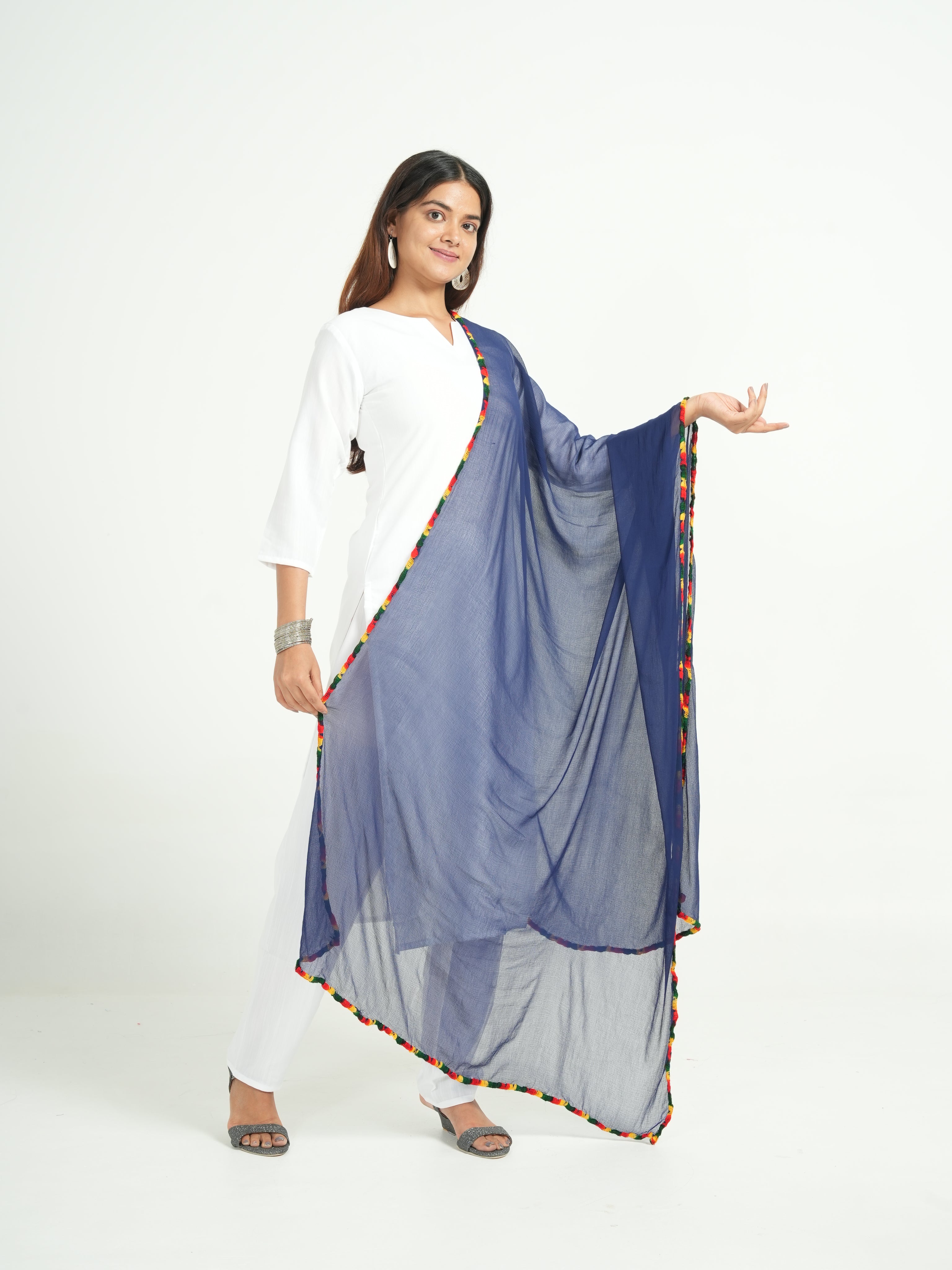 Chiffon Solid Dupatta